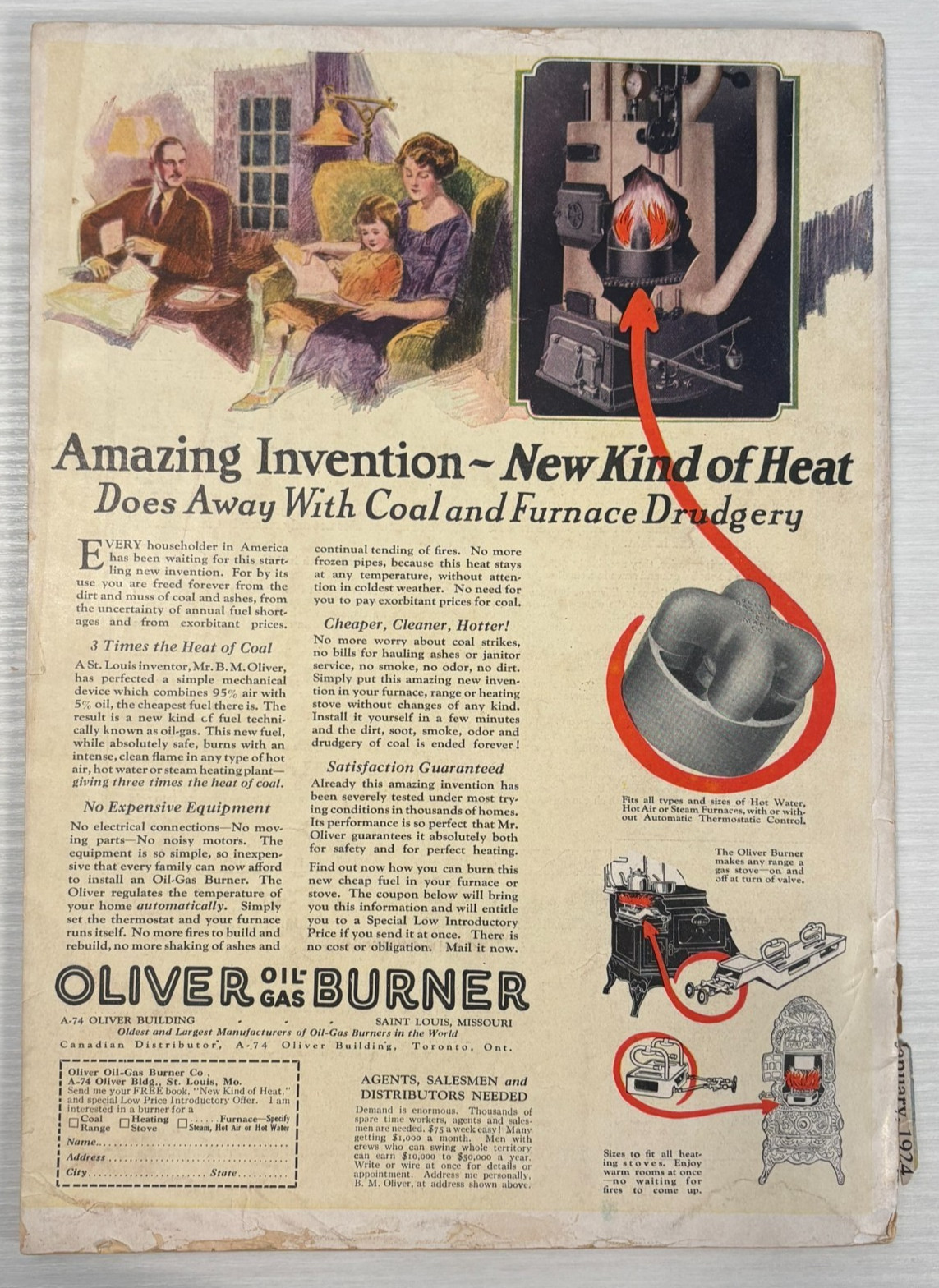 SUCCESS Magazine January 1924 Orison Swett Marden Final Year Haanel Master Key