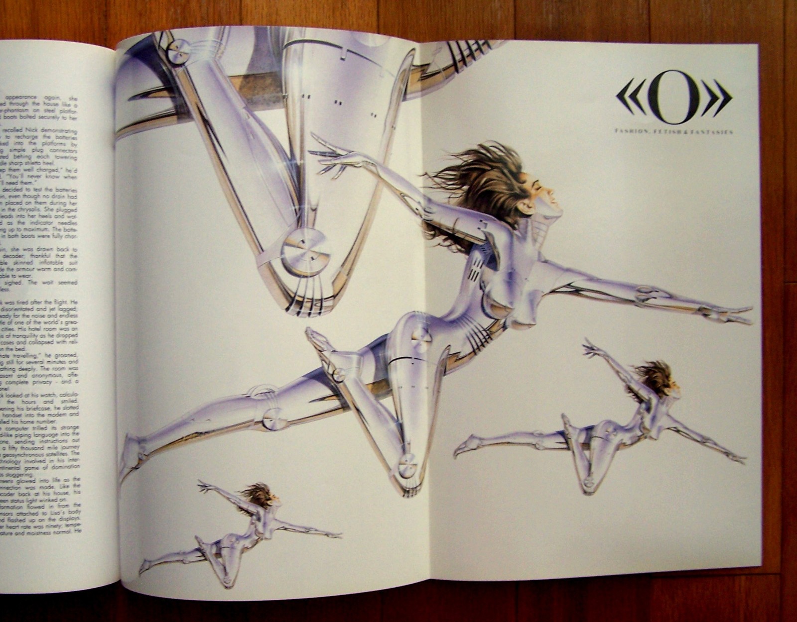 HAJIME SORAYAMA art in ((O)) Magazine #14 -BRITISH import – 1992 (U.S.A. seller
