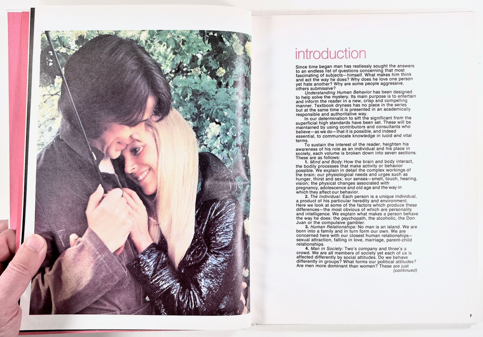 1974 UNDERSTANDING HUMAN BEHAVIOR V.1 Sexuality PSYCHOLOGY stress SELF-HELP {a}