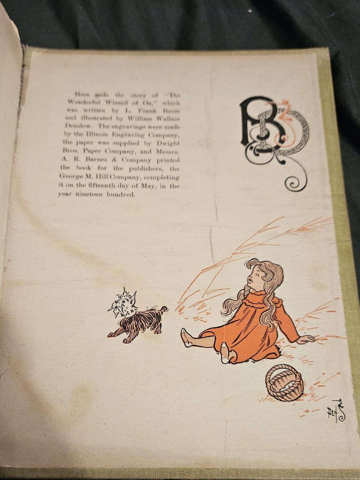 The Wonderful Wizard Of Oz 1ST Edition