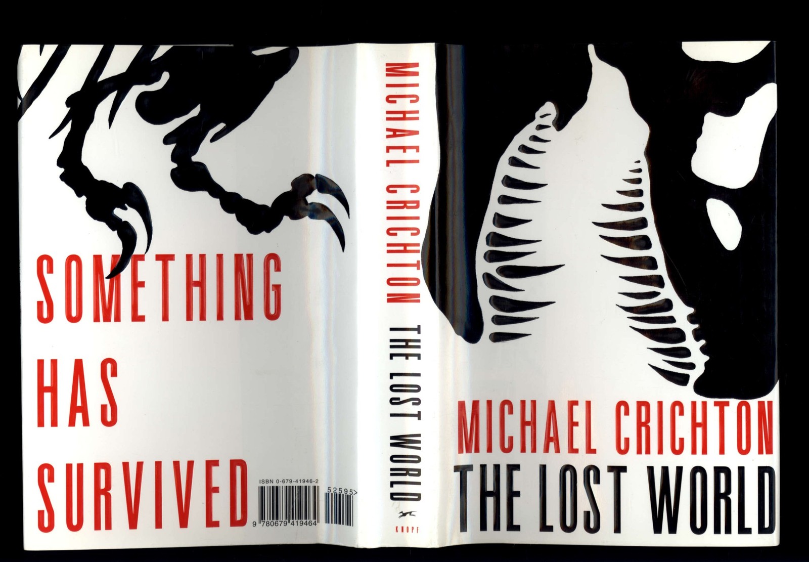THE LOST WORLD by Michael Crichton * 1995 1st Trade HB/DJ Jurassic Park