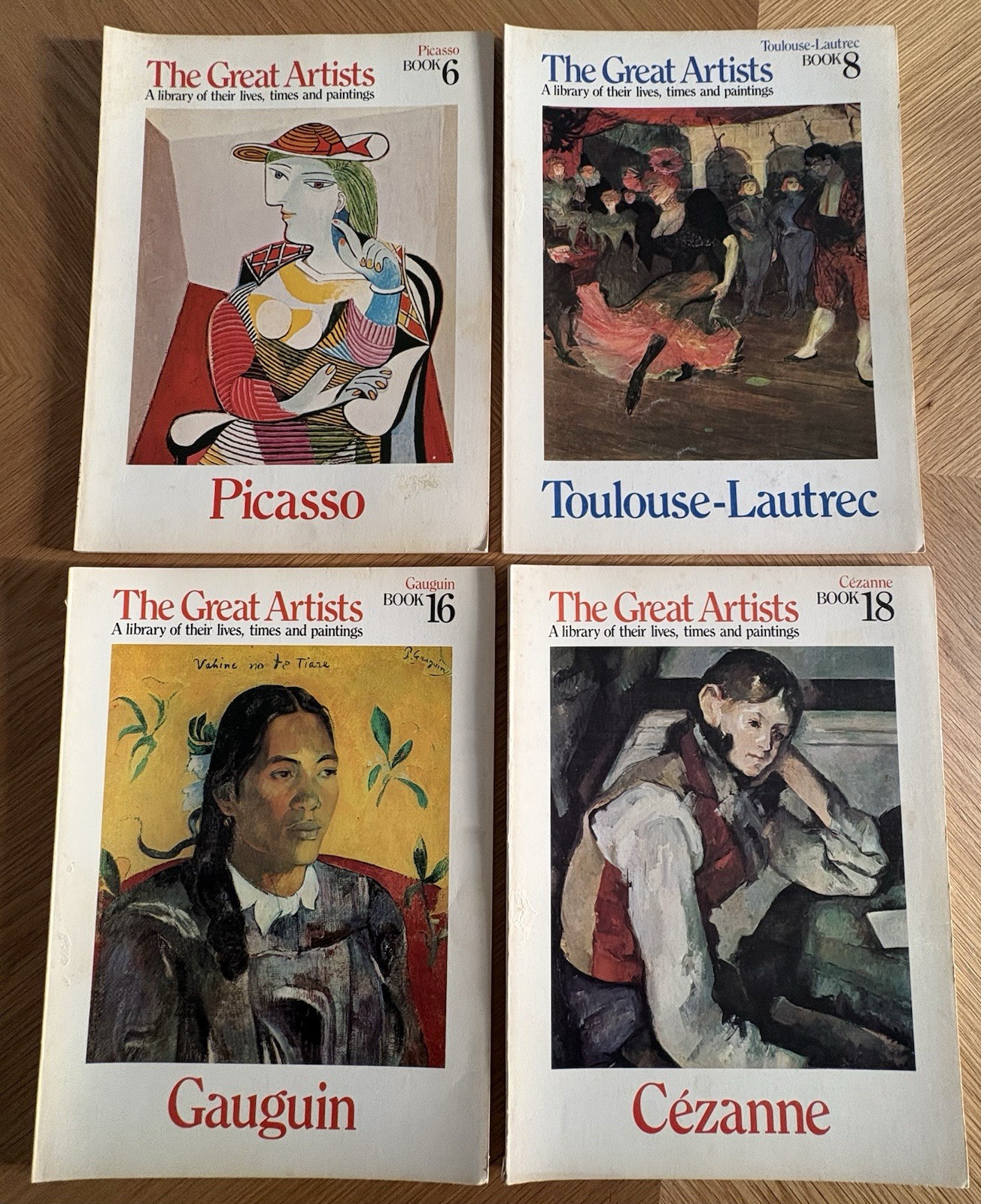 Picasso Gauguin Cézanne Toulouse-Lautrec 1978 Art Set Great Artists COLLECTORS