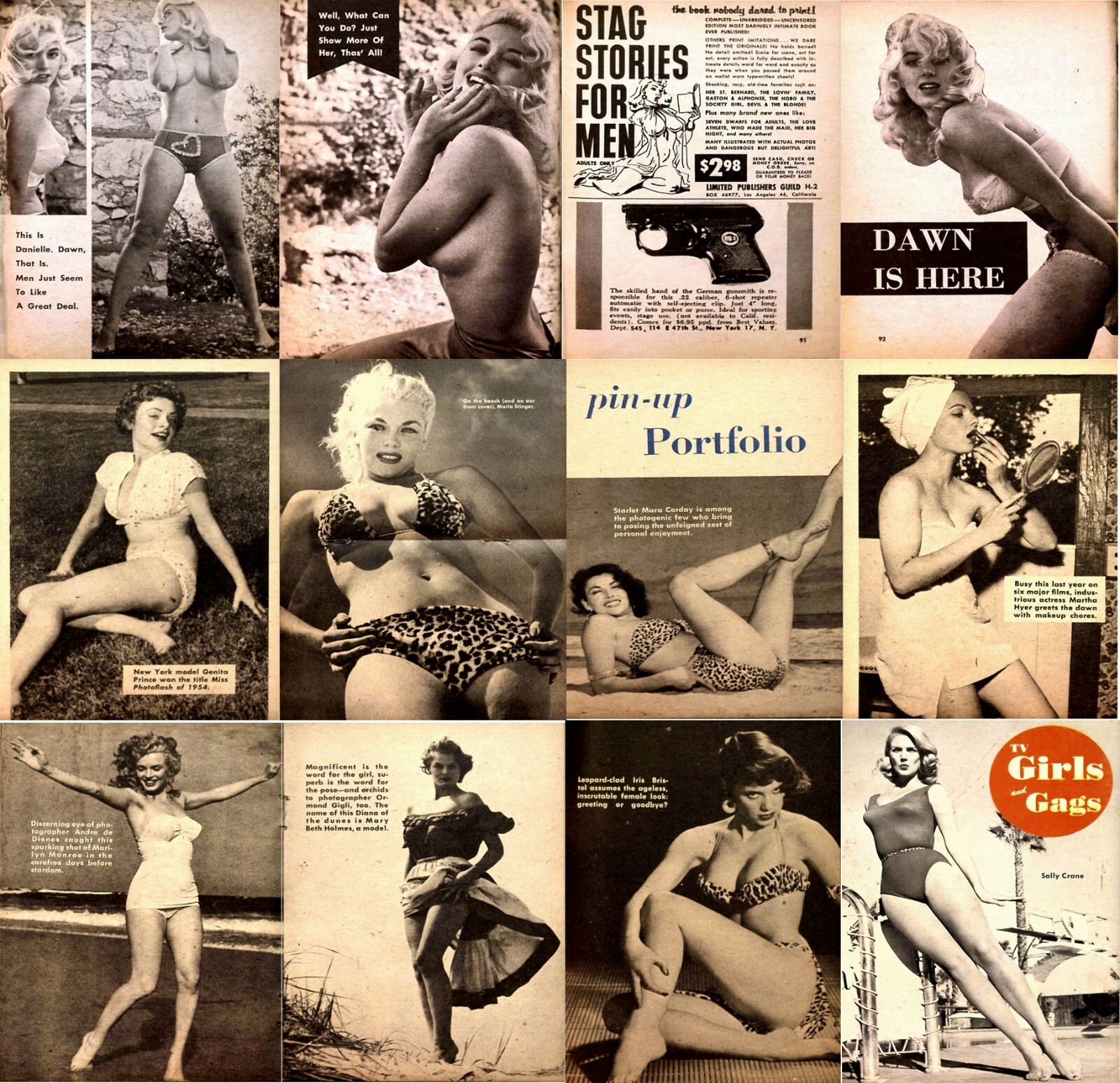 30 Old Issues of TV Girls and Gags – Humor Laughter Naughty Sexy Magazine on DVD