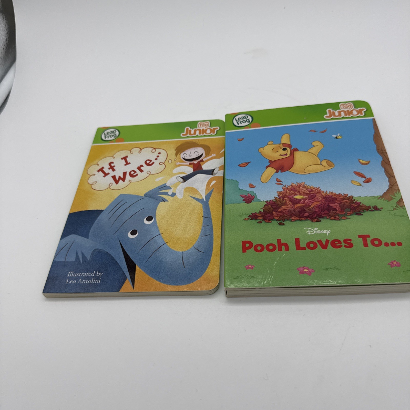 2 Leap Frog Tag Junior Board Books – Pooh Loves/If I Were
