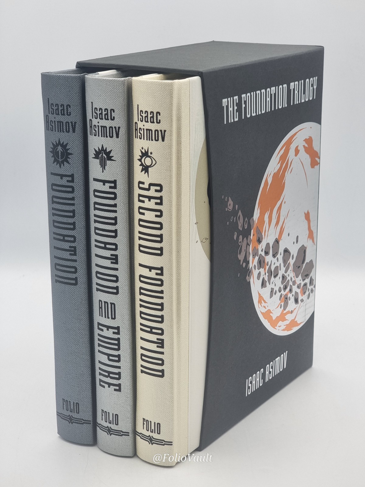 The Foundation Trilogy (3 vol.) – Isaac Asimov – Folio Society – 2021 – VGC