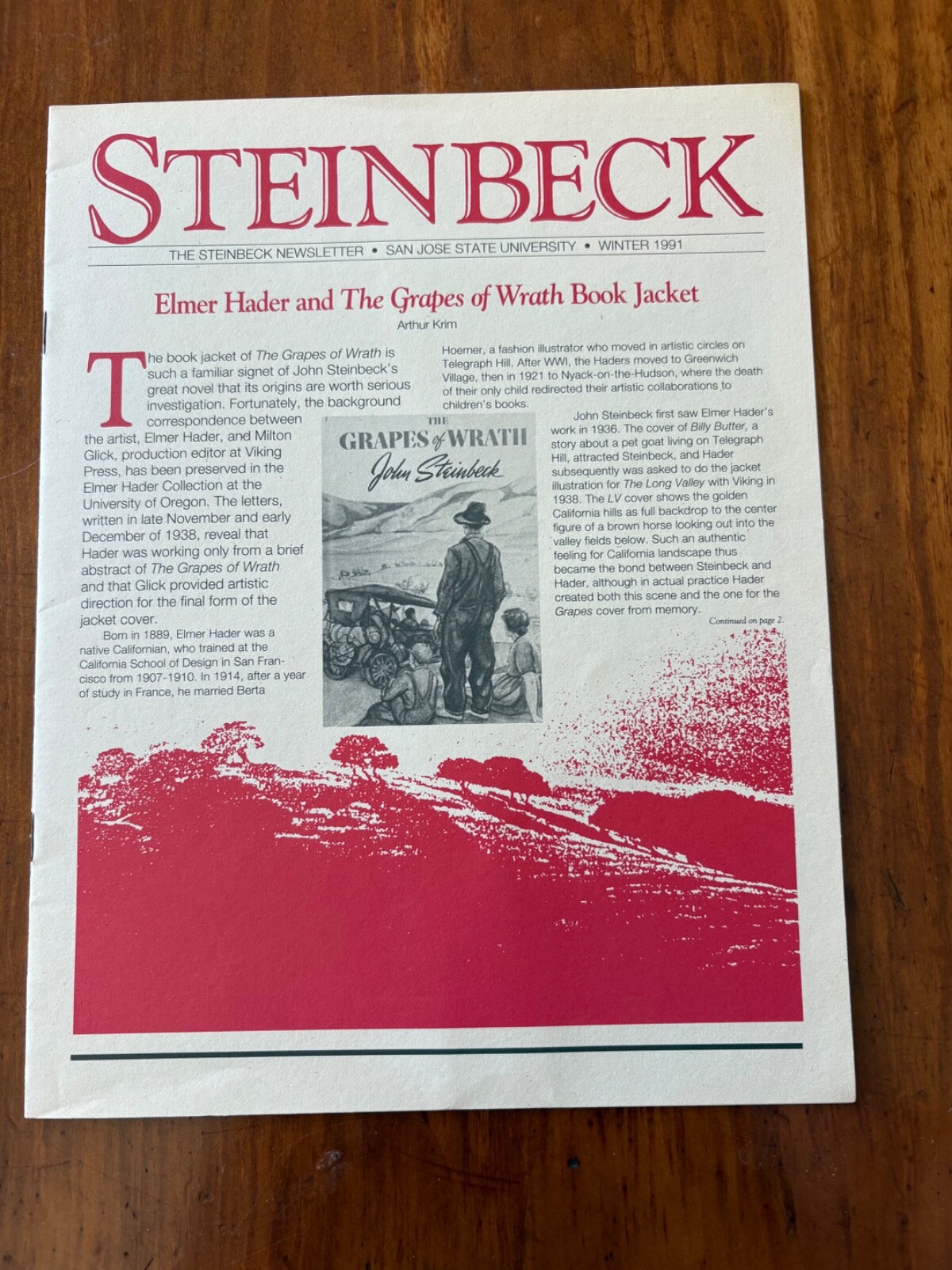 SEVEN JOHN STEINBECK NEWSLETTERS 1987-1992 SAN JOSE STATE UNIVERSITY FINE!