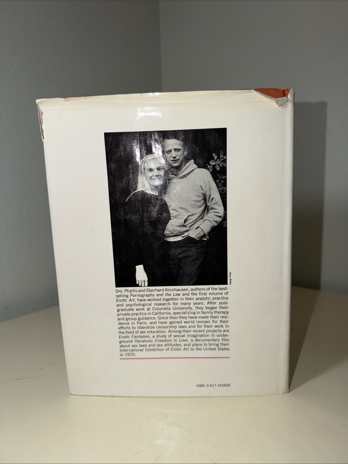 Erotic Art 2 By Dr Phyllis And Eberhard Kronhausen c1970 40 Color Plates 381 B&W