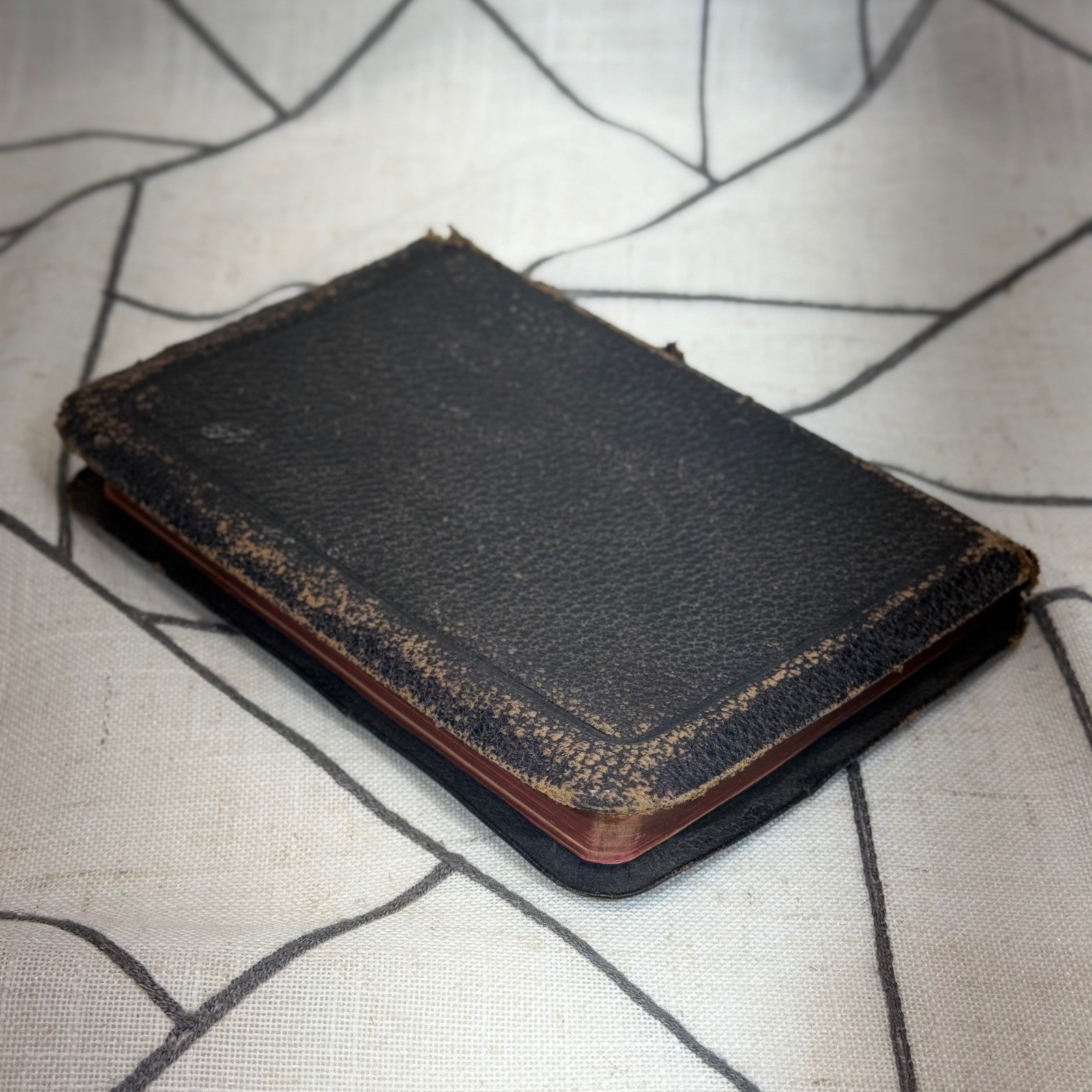 The Christian Herald New Testament 1900 Pocket Size Black Red Letter Edition