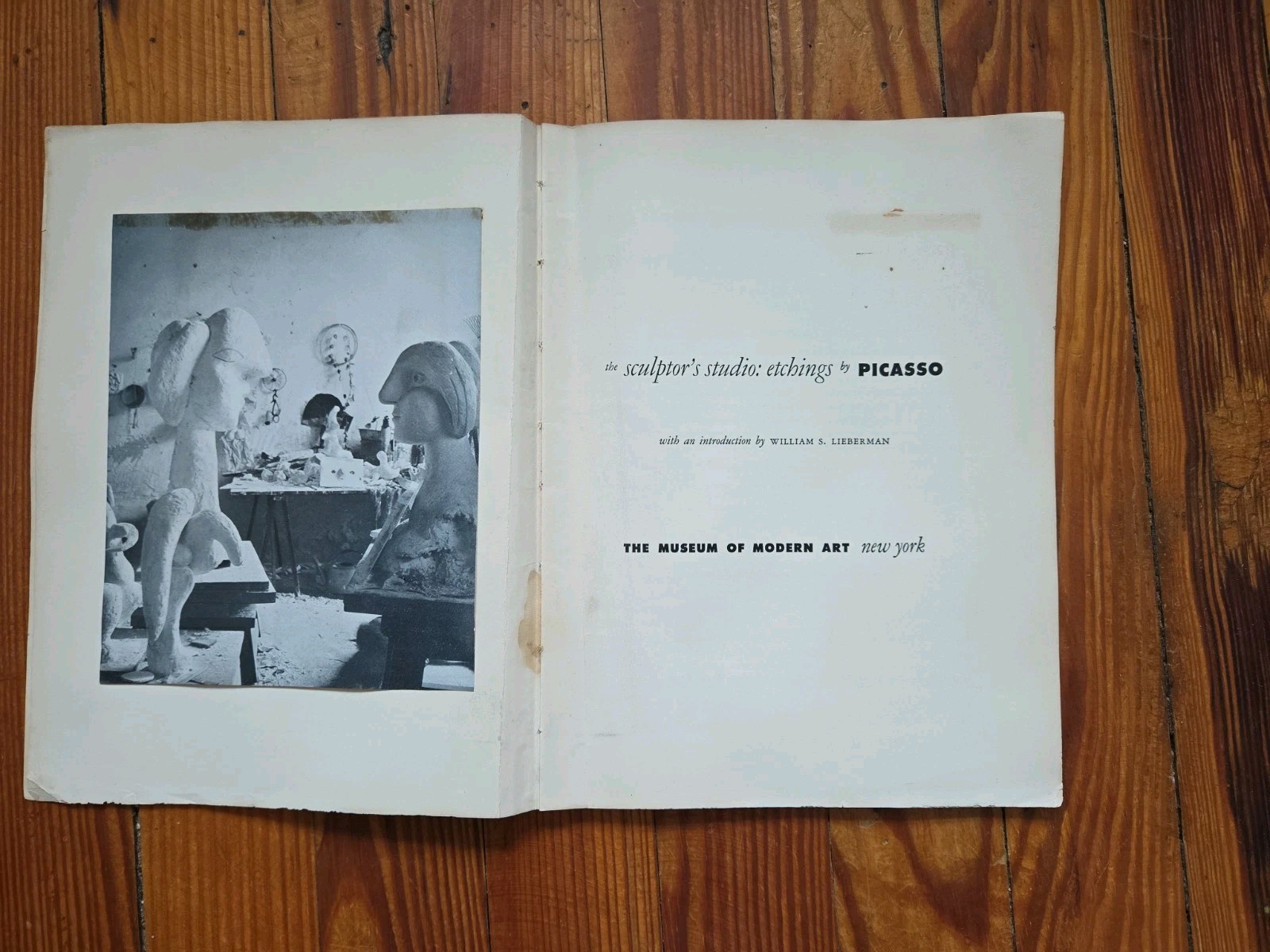 The Sculptor Studio Etchings By Picasso Book