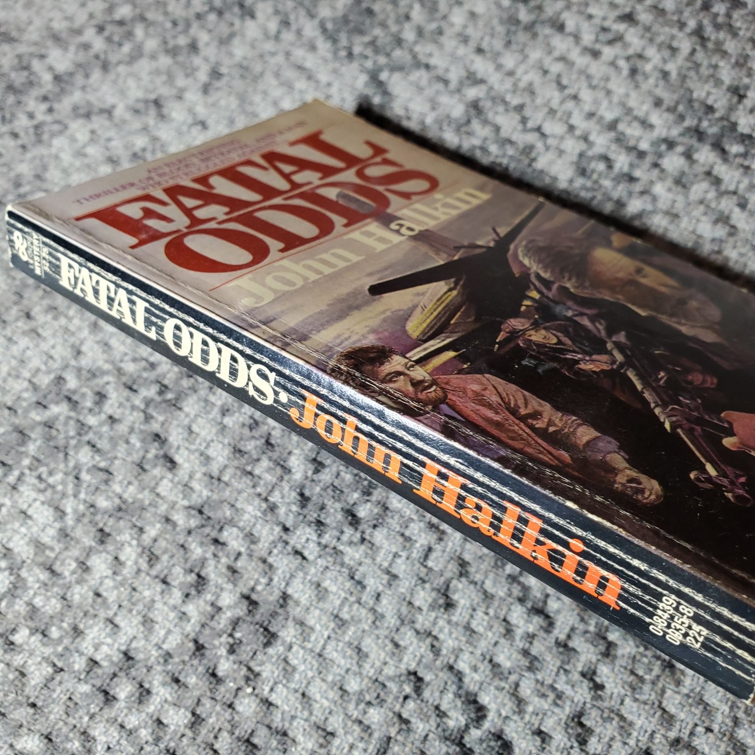 Fatal Odds John Halkin 1981 Thriller Action Espionage Paperback Book