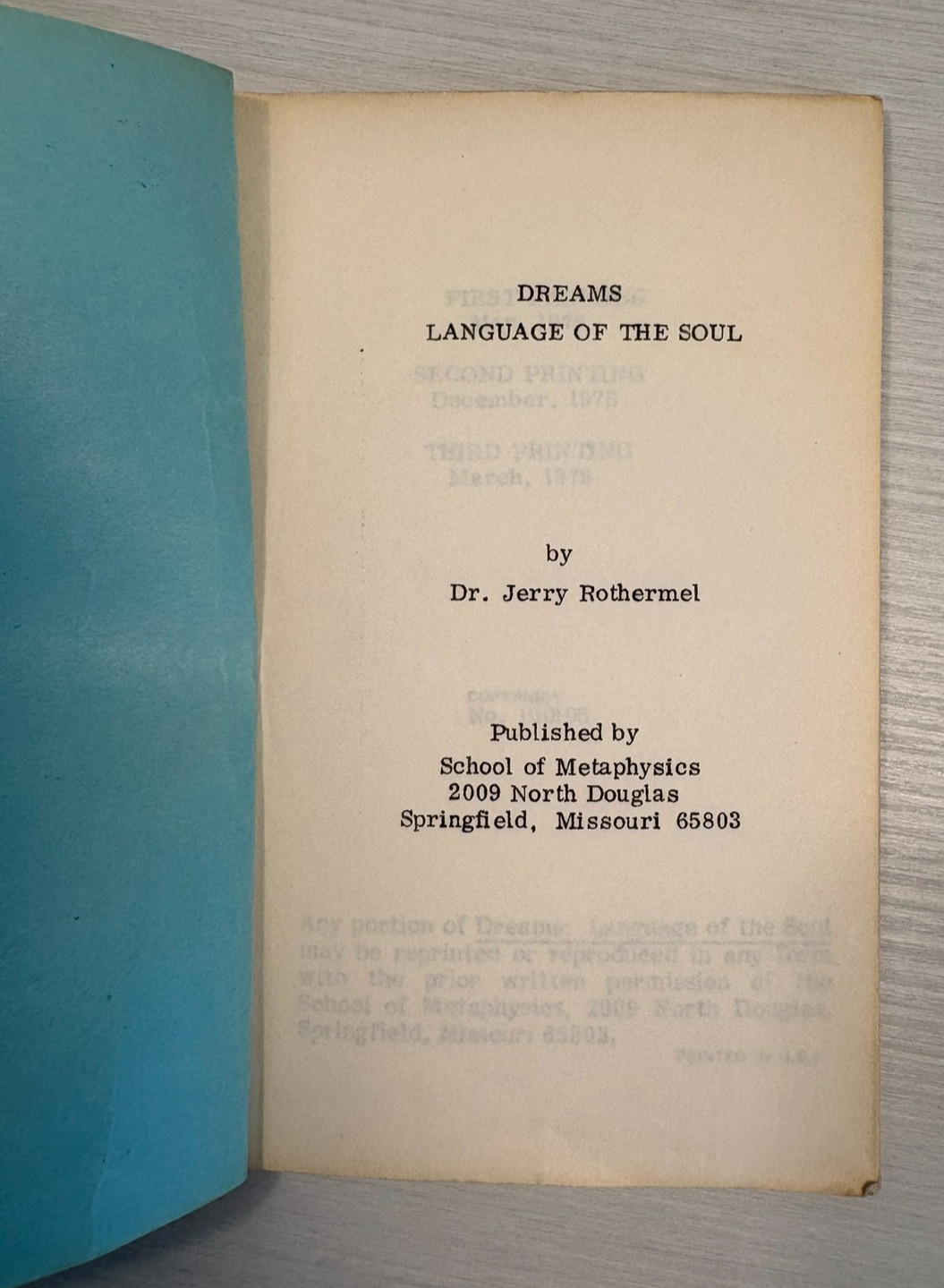 School of Metaphysics 6 Booklet Lot 1970s Dreams Auras Occult New Thought RARE