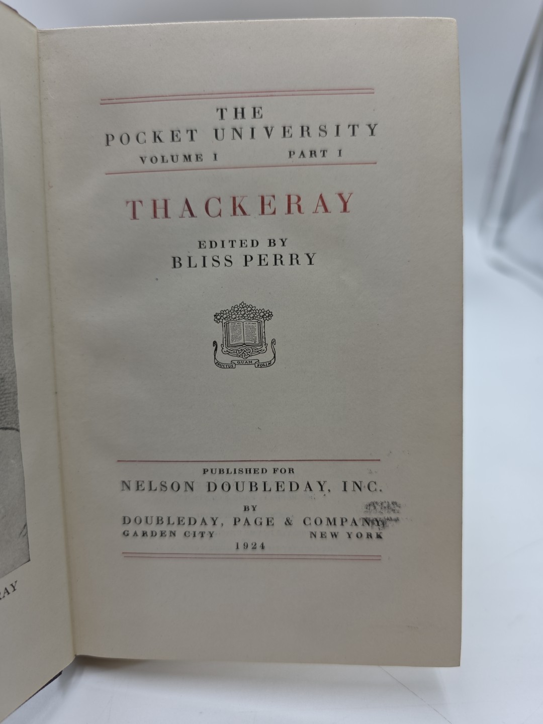 1924 Books The Pocket University Doubleday 17 Volumes