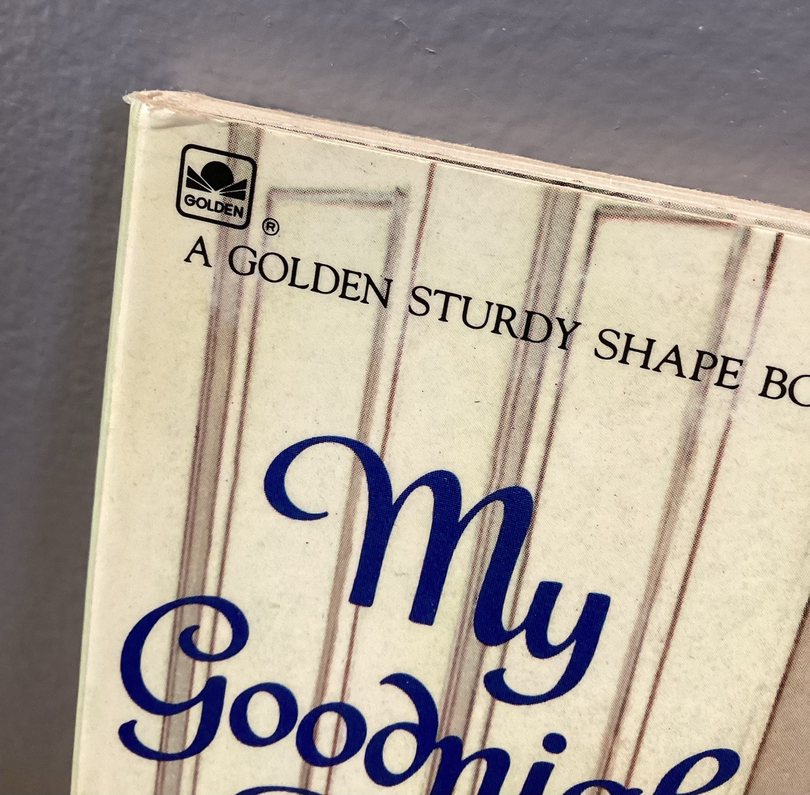 My Goodnight Board book by Eloise Wilkin 1981 Golden book Vintage