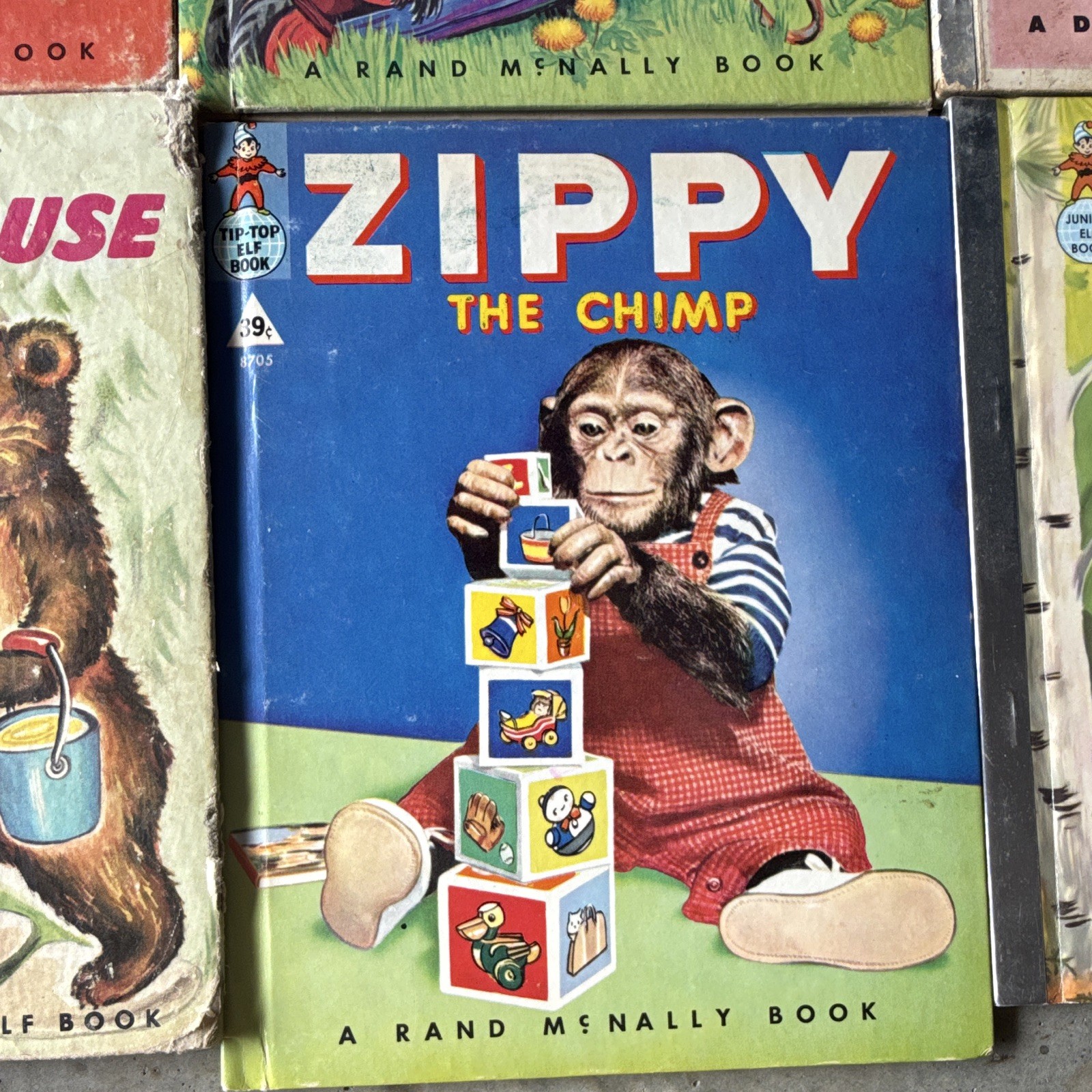 Rand McNally Elf Books Illustrated Hardcover Kids Lot (8) Busy Book, Bears