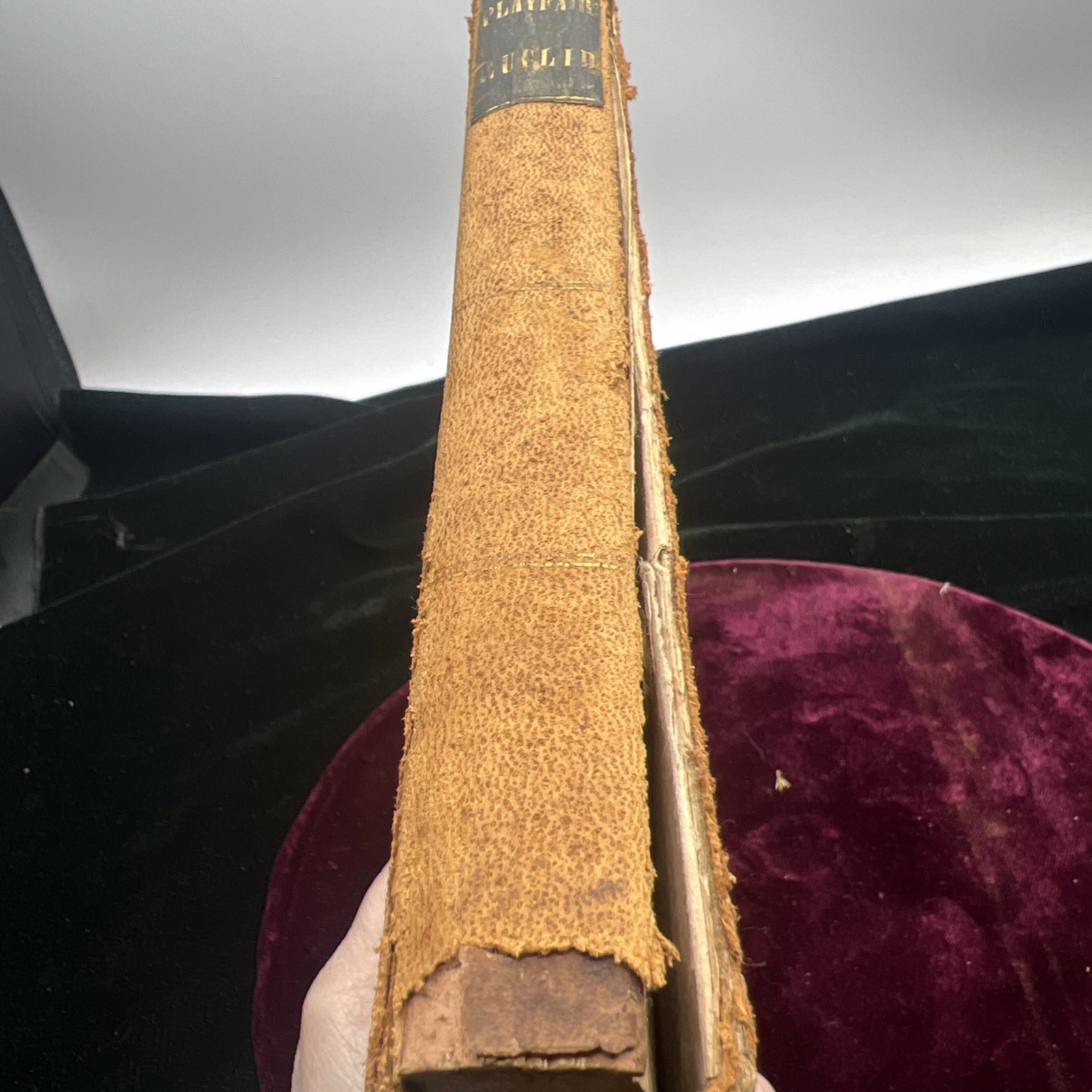ELEMENTS OF GEOMETRY CONTAINING THE FIRST SIX BOOKS BY JOHN PLAYFAIR 1849
