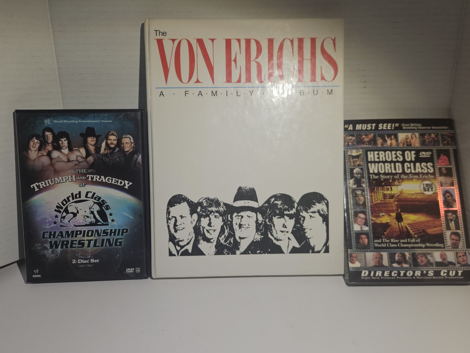 The Von Erichs – A Family Album Hardcover and Heroes of World Class DVD