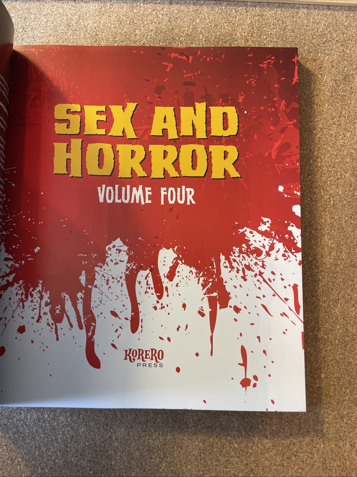 Sex And Horror Vol 4 Like New 2020 Oversized Paperback