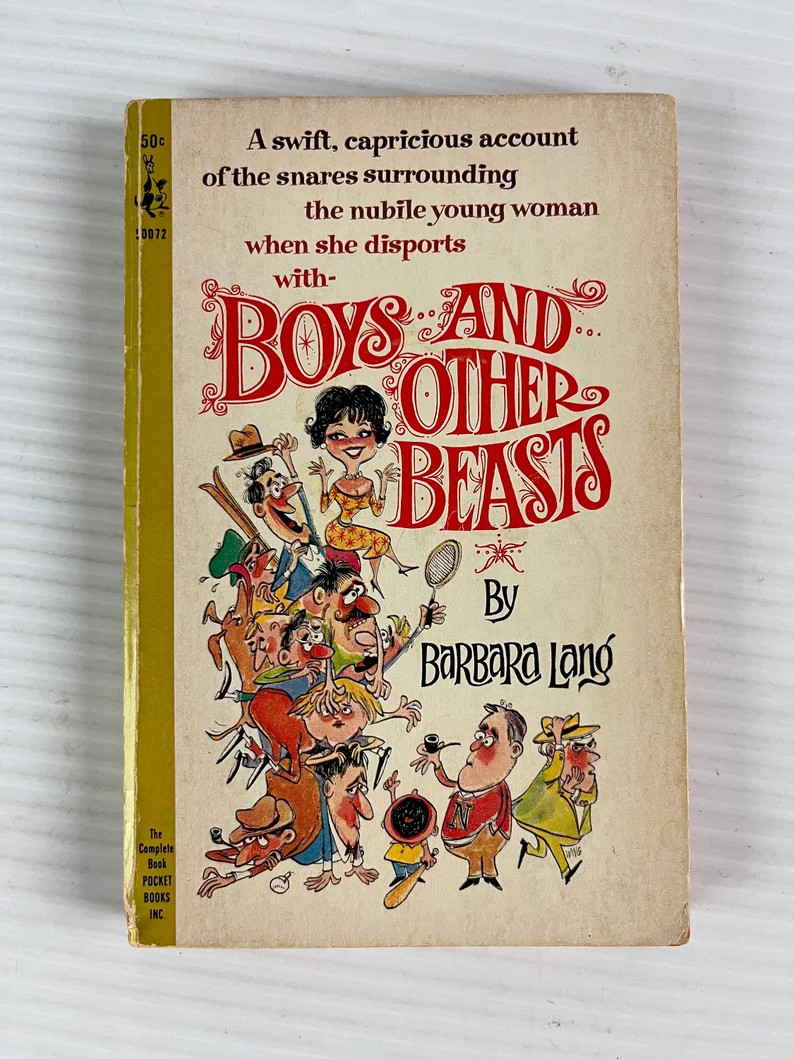Boys and Other Beasts by Barbara Lang (Vintage Paperback) – 1965 – Pocket Books