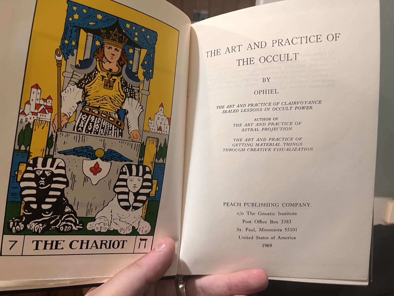 The Art and Practice of the Occult – Ophiel 3rd Edition 1969 – Rare Occult Book
