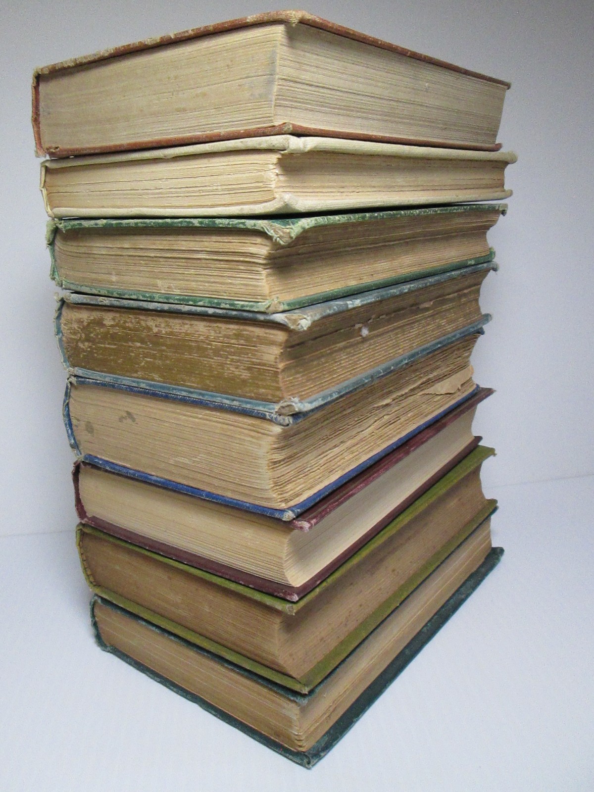 Victorian Antique Book Lot 1890 Fine Binding Classic Fiction Paine Bunyan Jesus