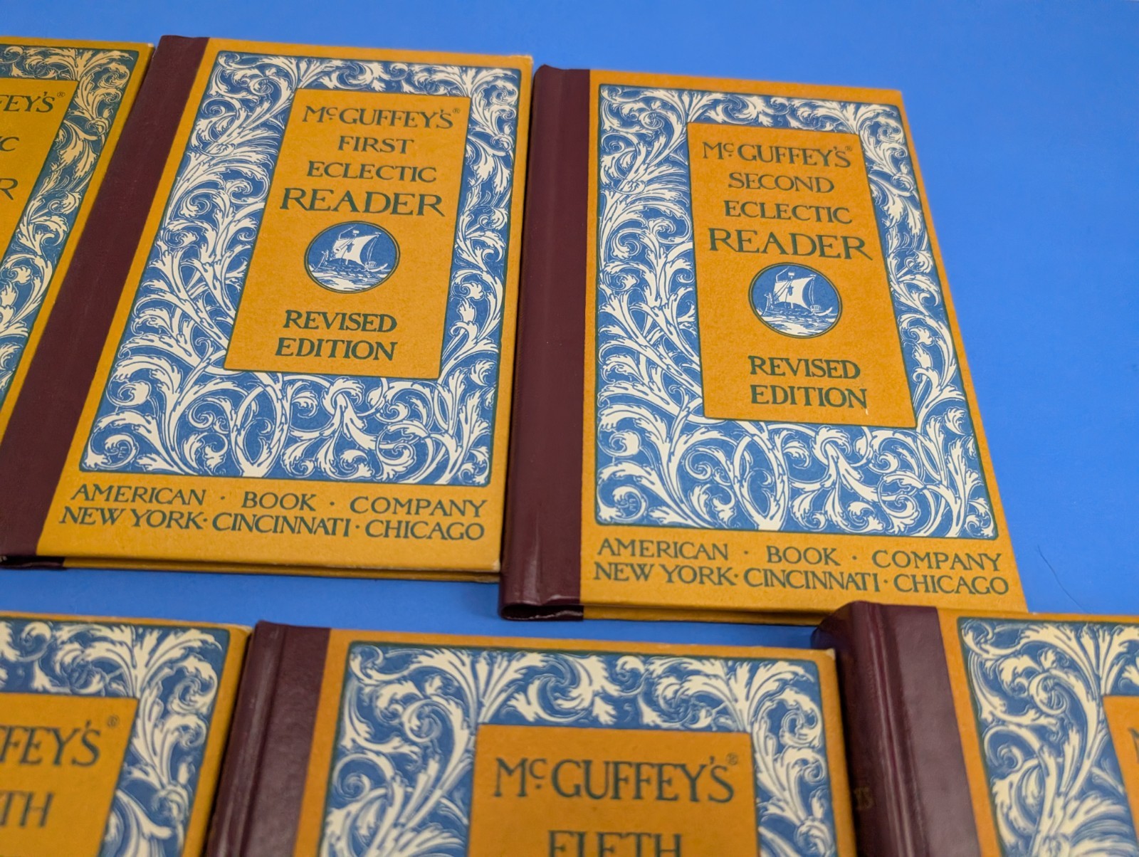 McGuffey’s Eclectic Readers Primer 1-6 Set Revised Edition American Book Company