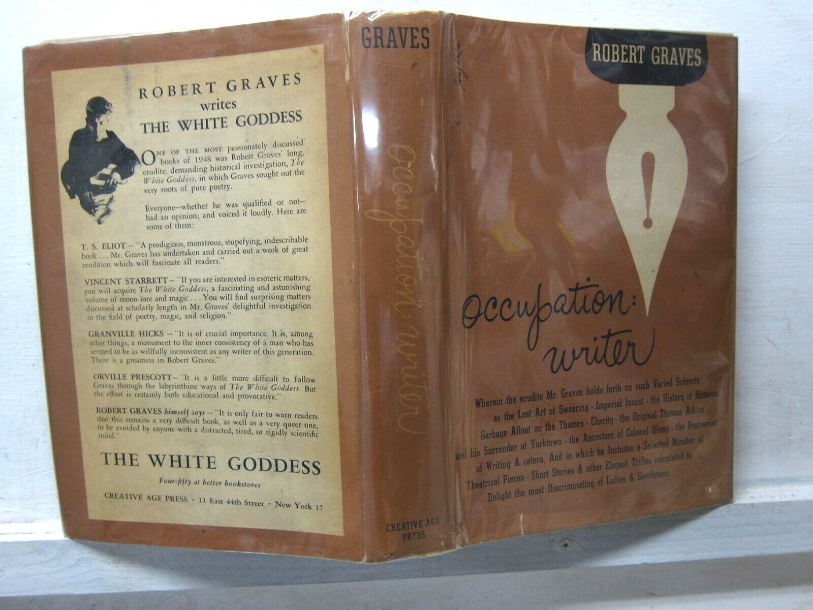 Occupation: Writer, Robert Graves, 1950, Creative Age Press – 1st edition