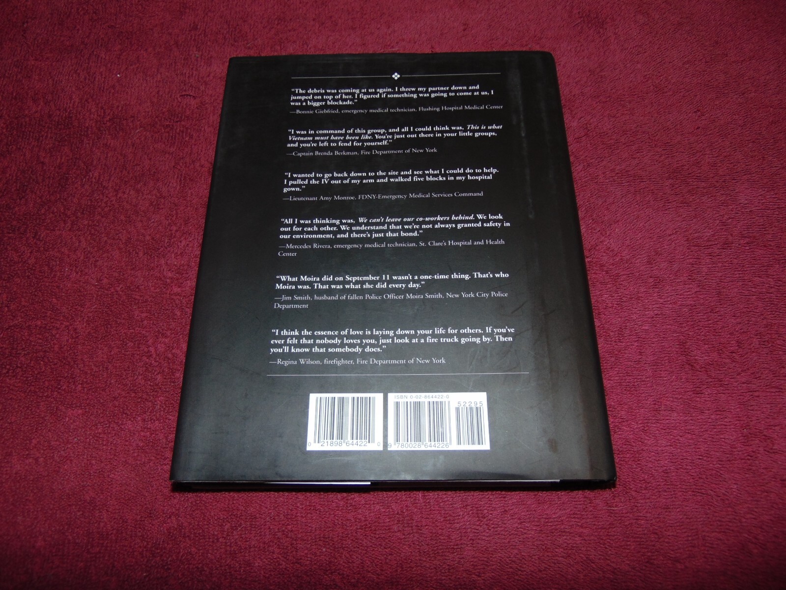 SIGNED 2002 1st/3rd HB/DJ BOOK “WOMEN AT GROUND ZERO” SUSAN HAGEN & MARY CAROUBA