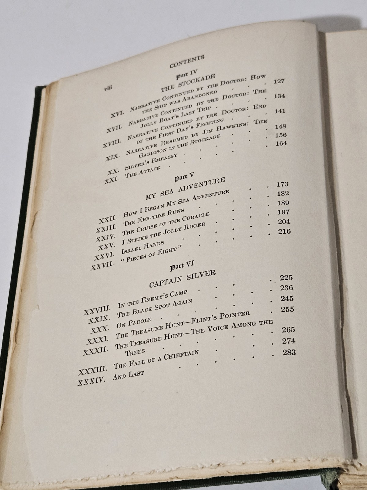 STEVENSON, Robert Louis “Treasure Island” [Charles Scribner’s Sons, 1905] VTG