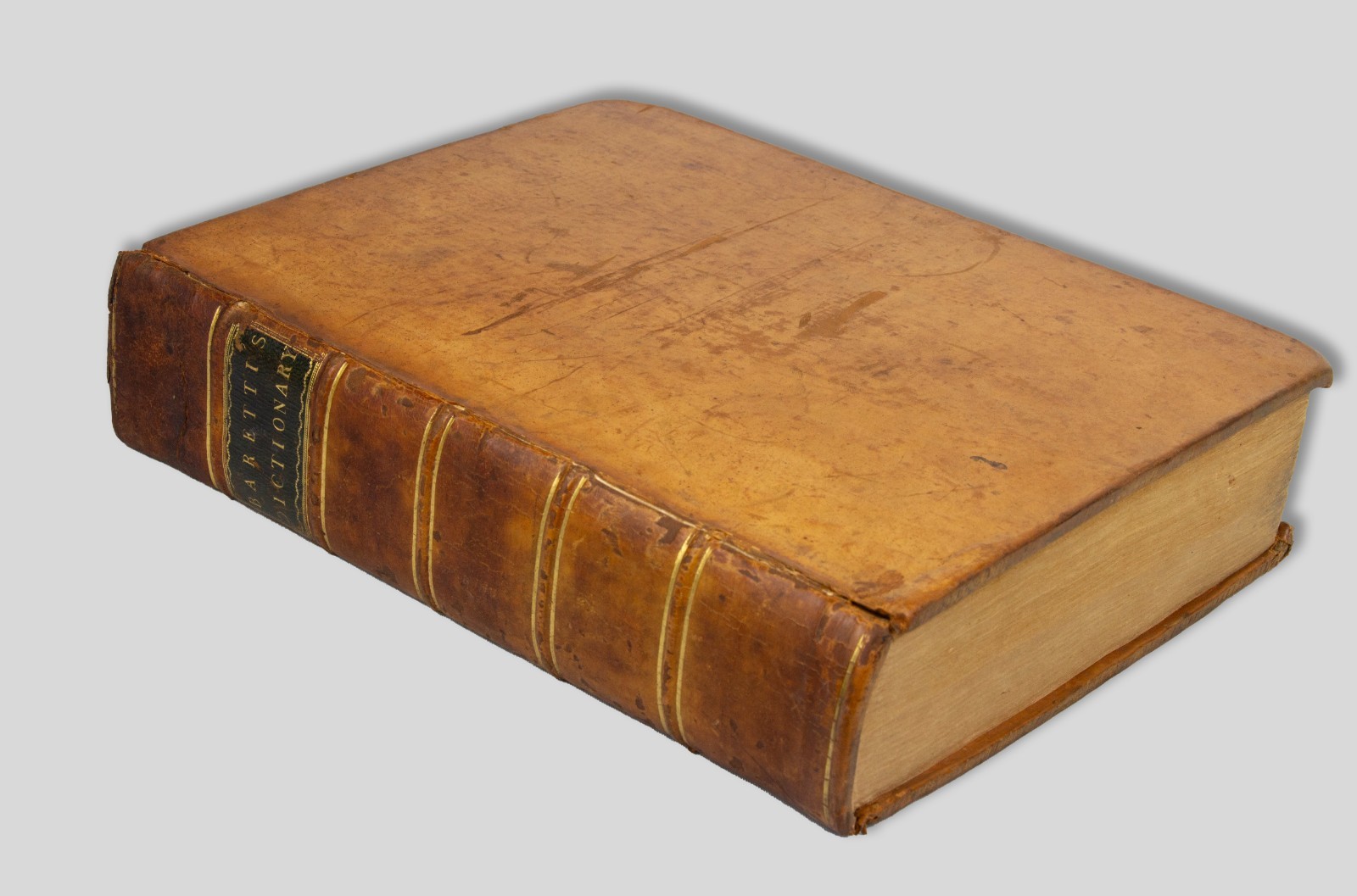 English Italian – Joseph Baretti DICTIONARY – 1790 – Bridehead Dorset provenance