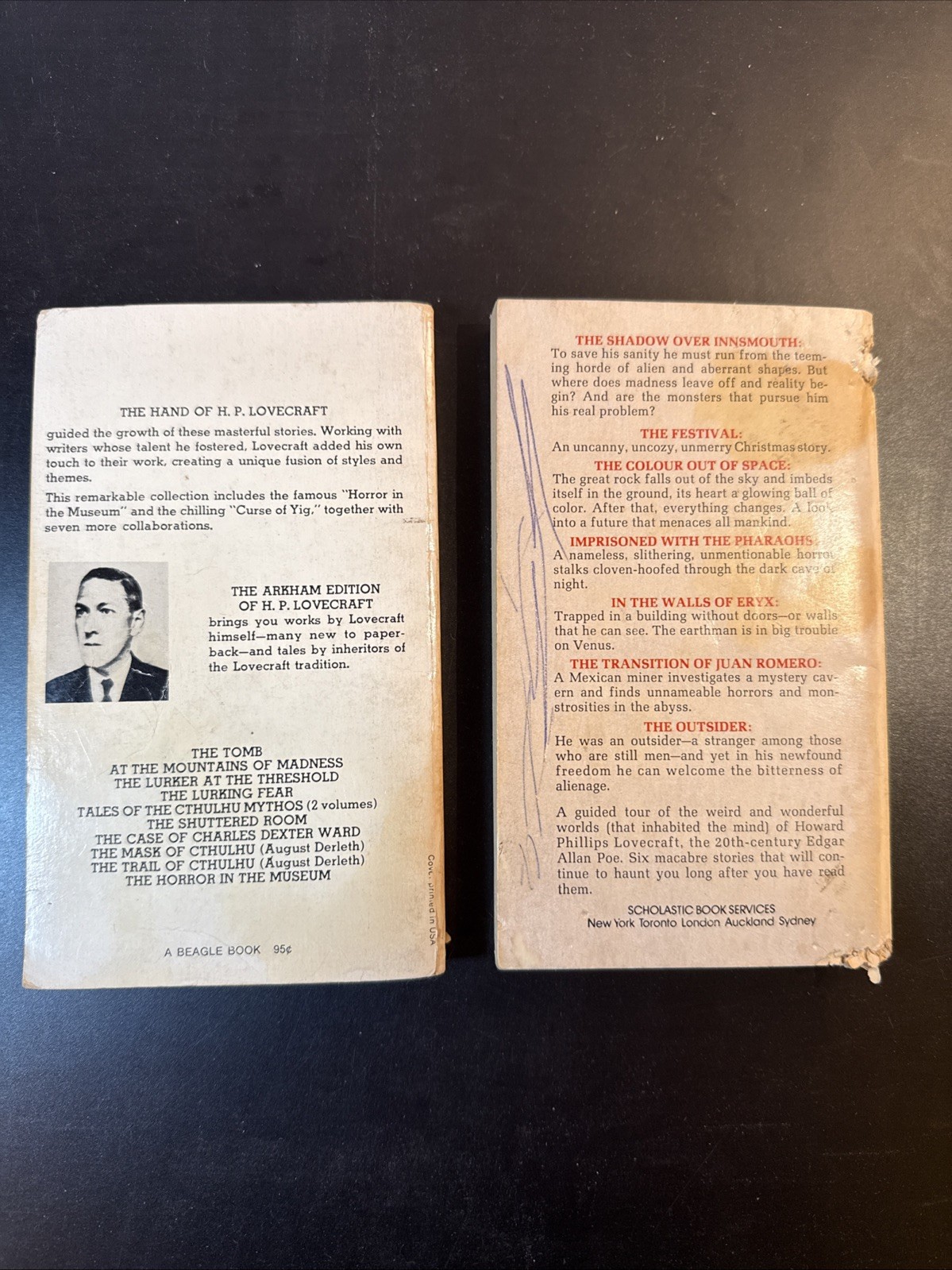 The Shadow Over Innsmouth and Horror In The Museum by H P Lovecraft PB 1971