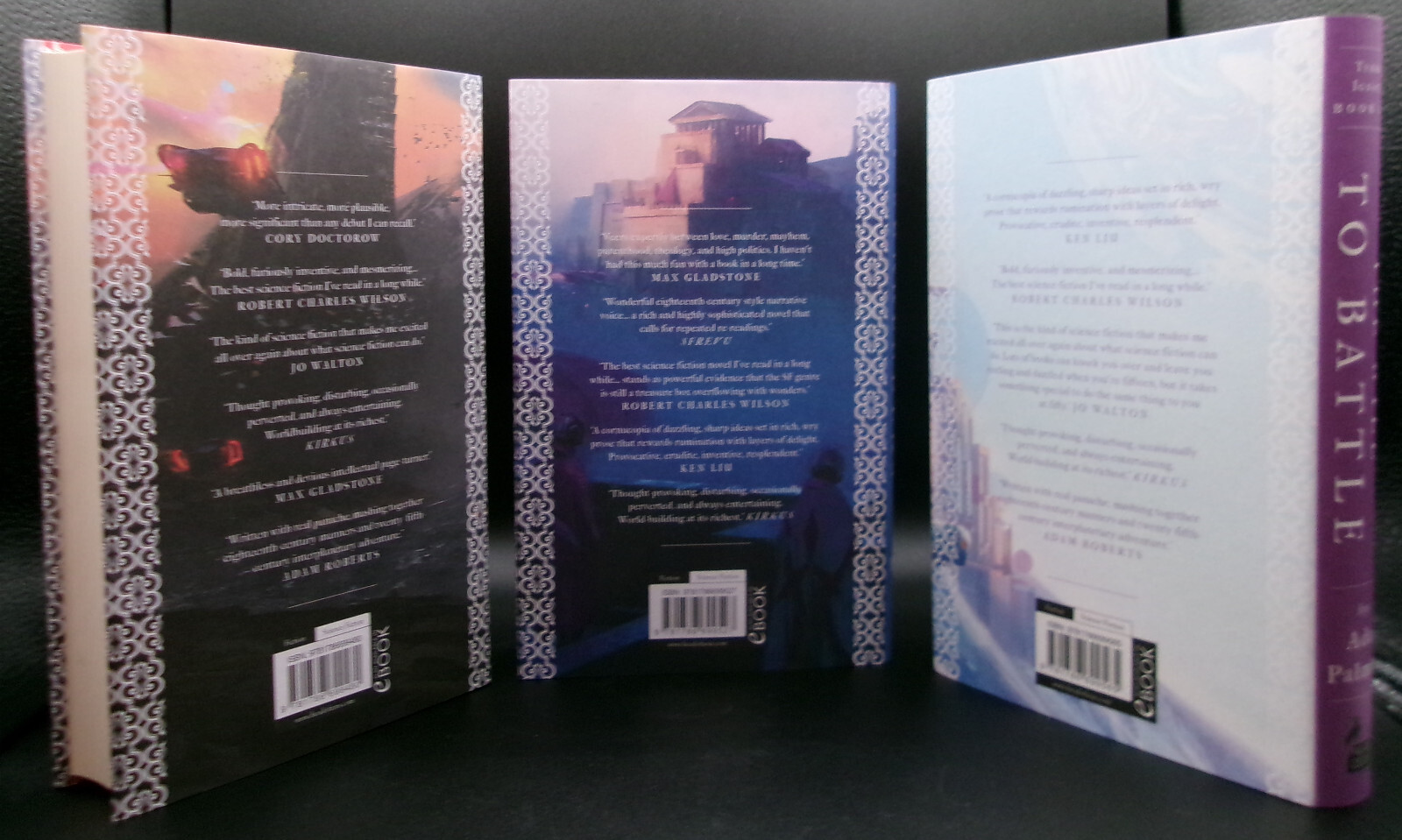 Ada Palmer TERRA IGNOTA TRILOGY First editions SIGNED Ltd UK Set Utopian Fantasy