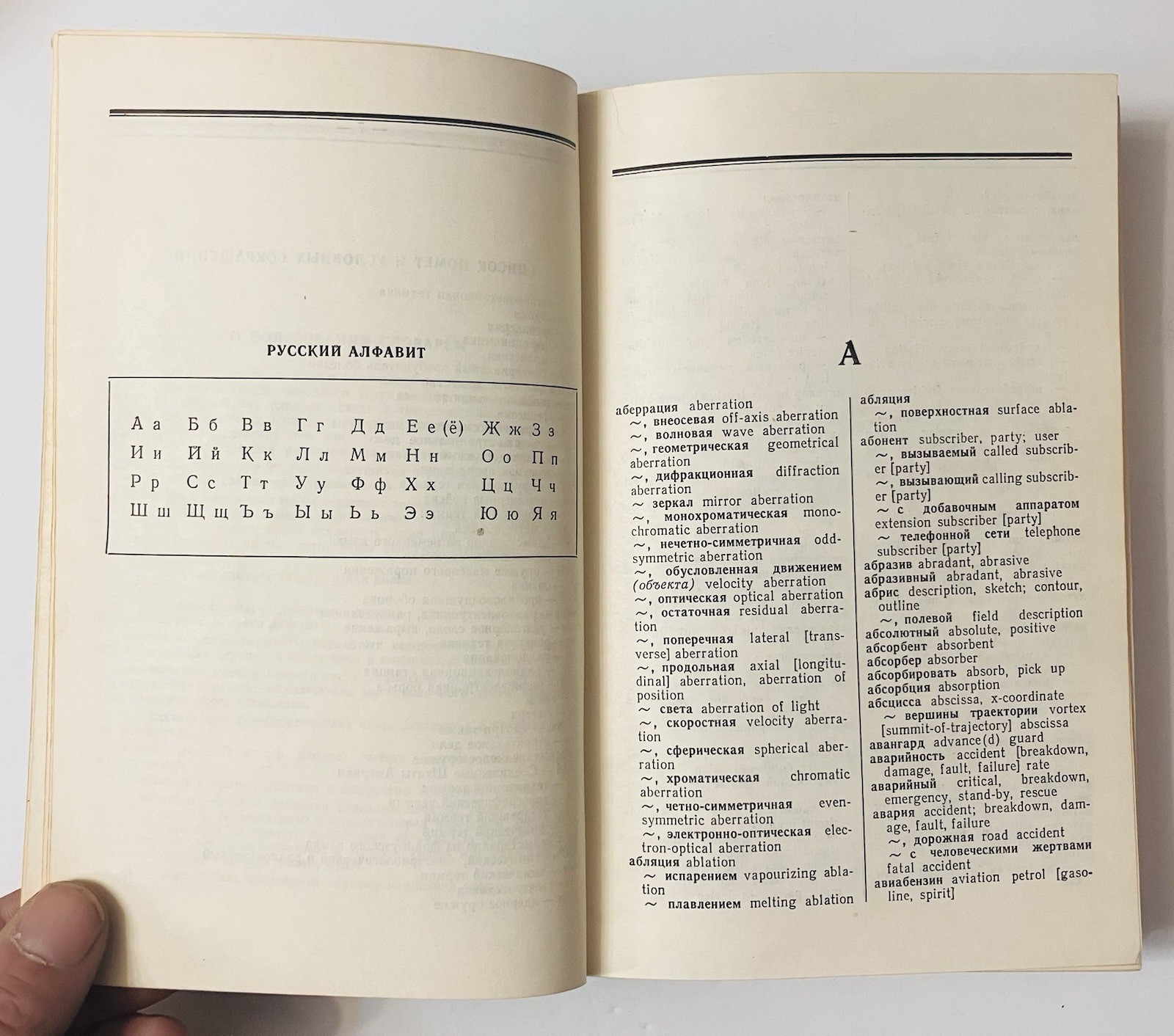 Russian-English Military Technical Dictionary (1975, USSR HC) Cold War Soviet VG