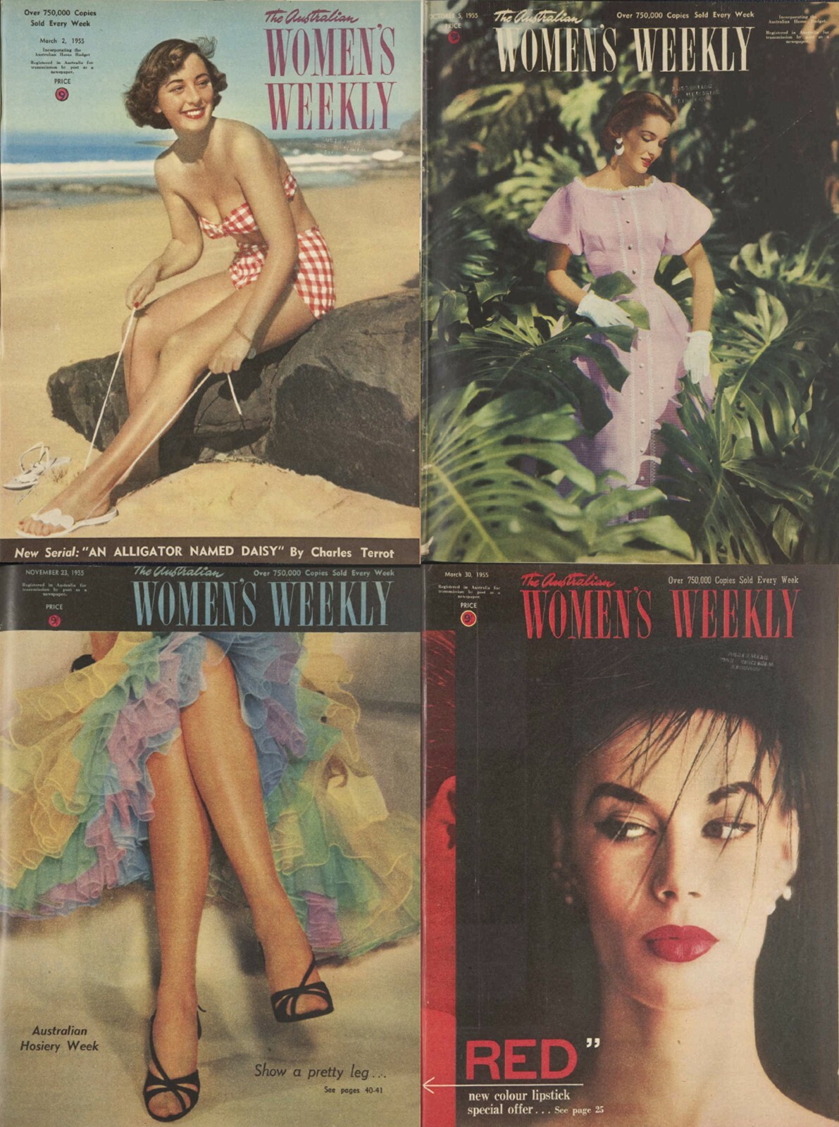 The Australian Women’s Weekly Magazine Vol.8 (1954-1956) – 156 Old Issues on DVD