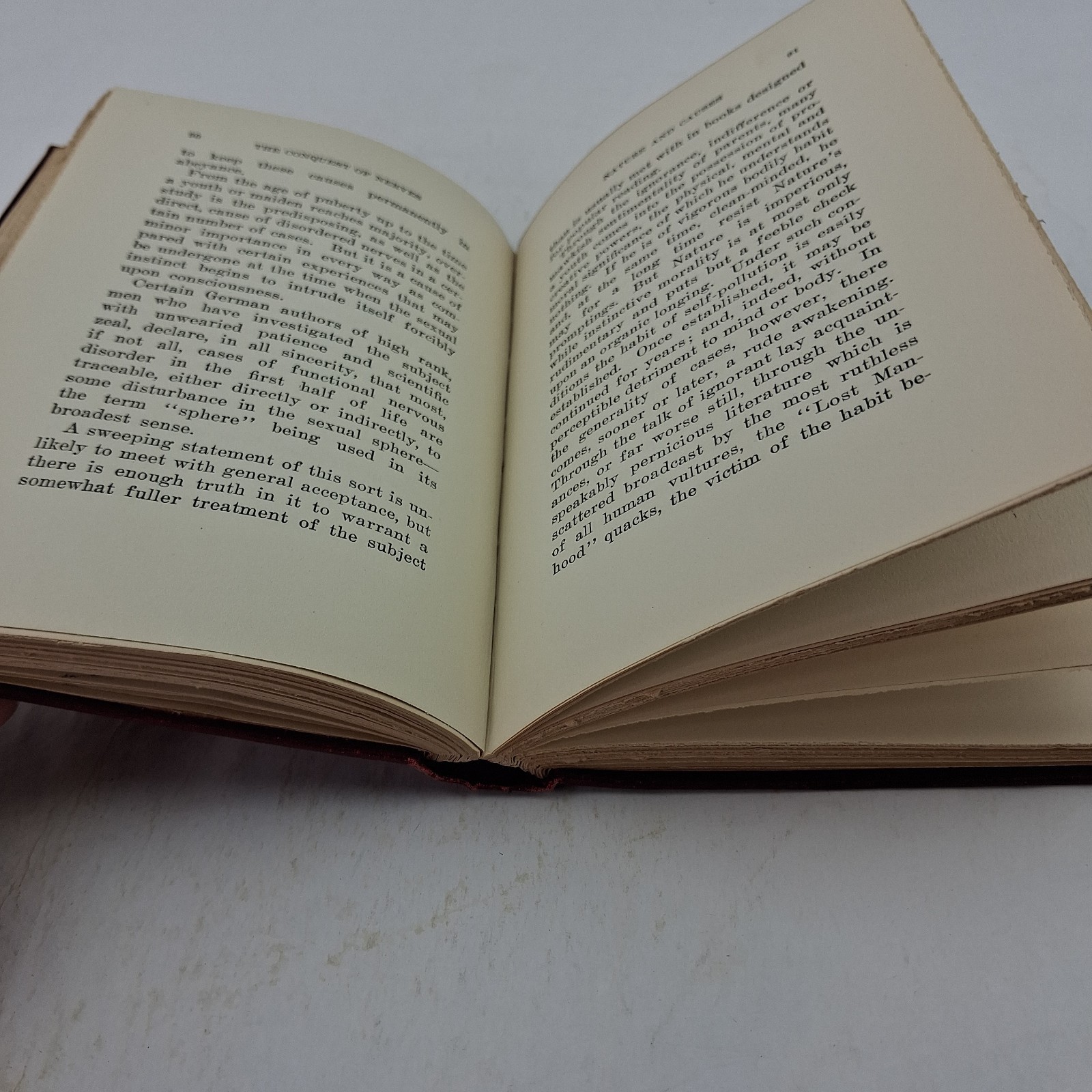 The Conquest of Nerves – J.W. Courtney Self Help 1913 Antique Medical Book