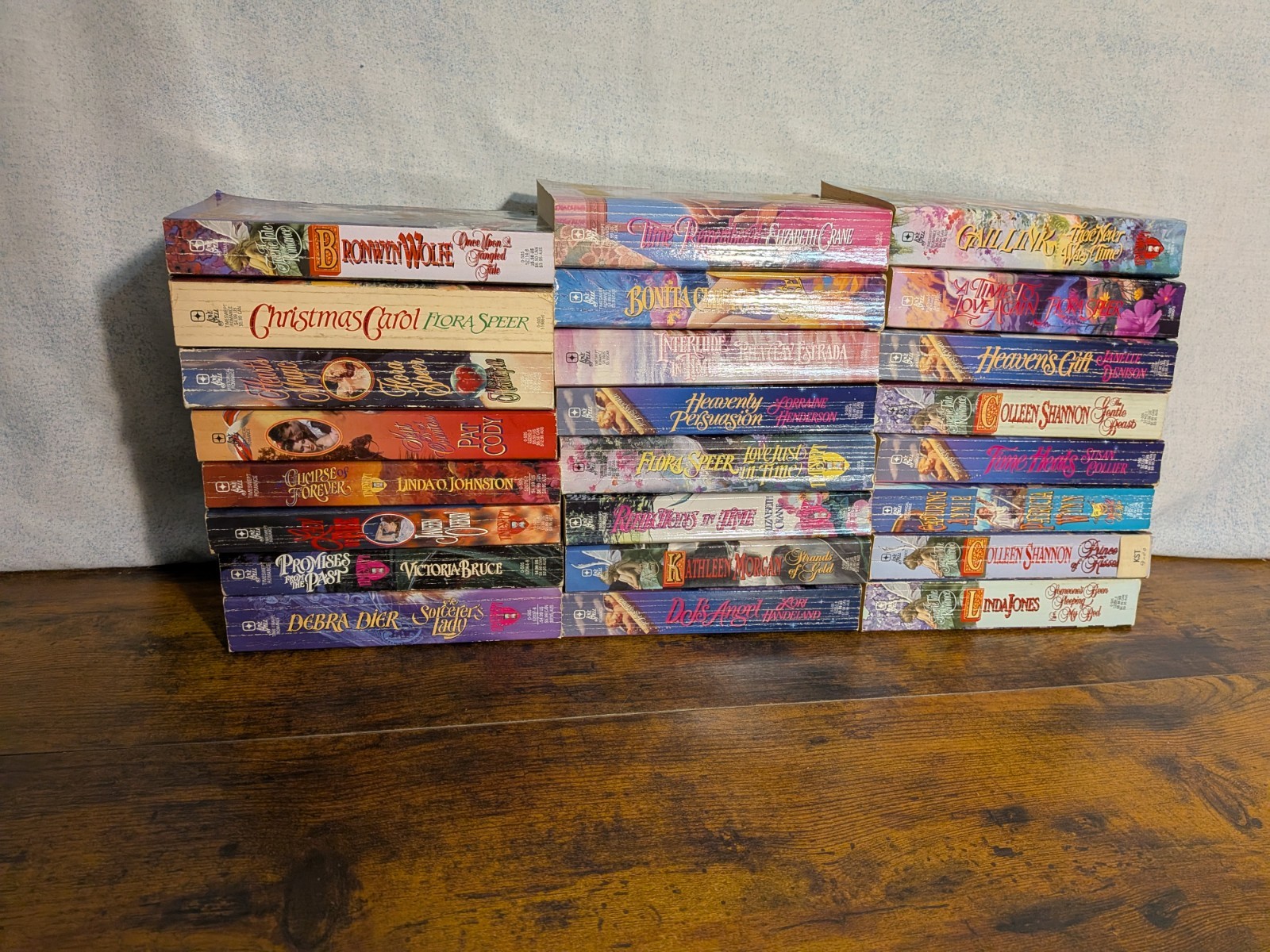 Love Spell Books Romance Paperback Novels Lot of 24 -Spicy Covers! Mixed Authors