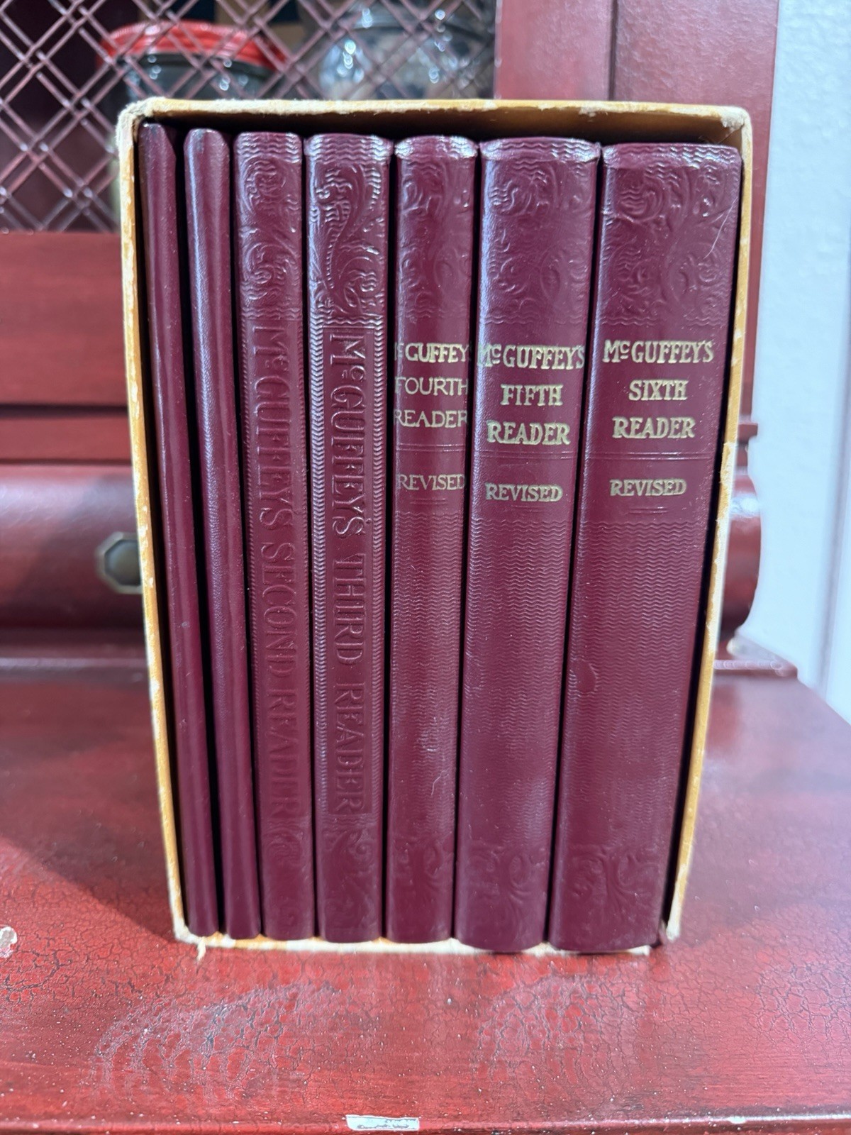 McGuffey’s Eclectic Readers Revised Boxed Set 4th-6th Hardcover Illustrated