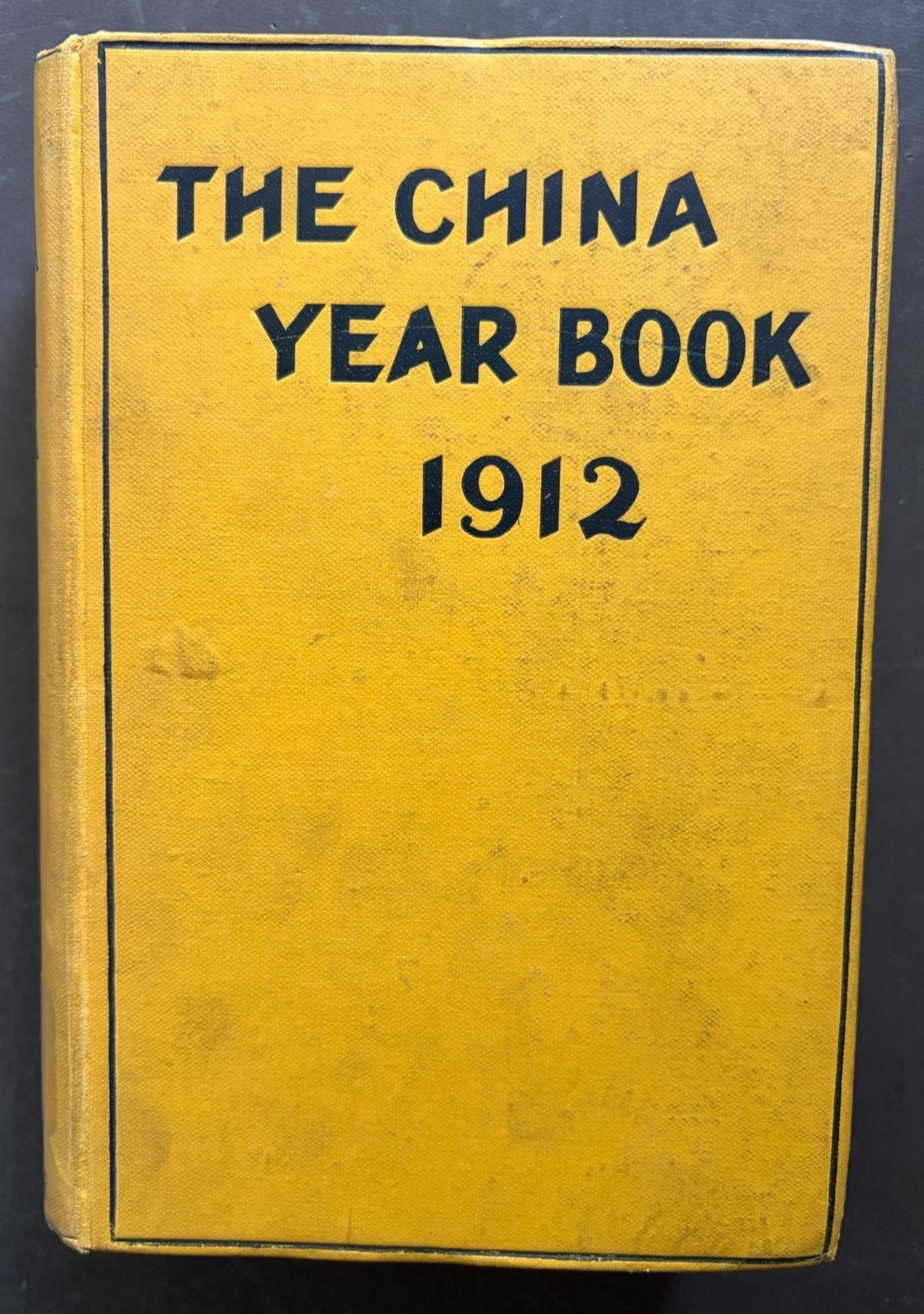 SCARCE !! The China Year Book 1912 by Bell and Woodhead 1912 1st Ed. HC VG!