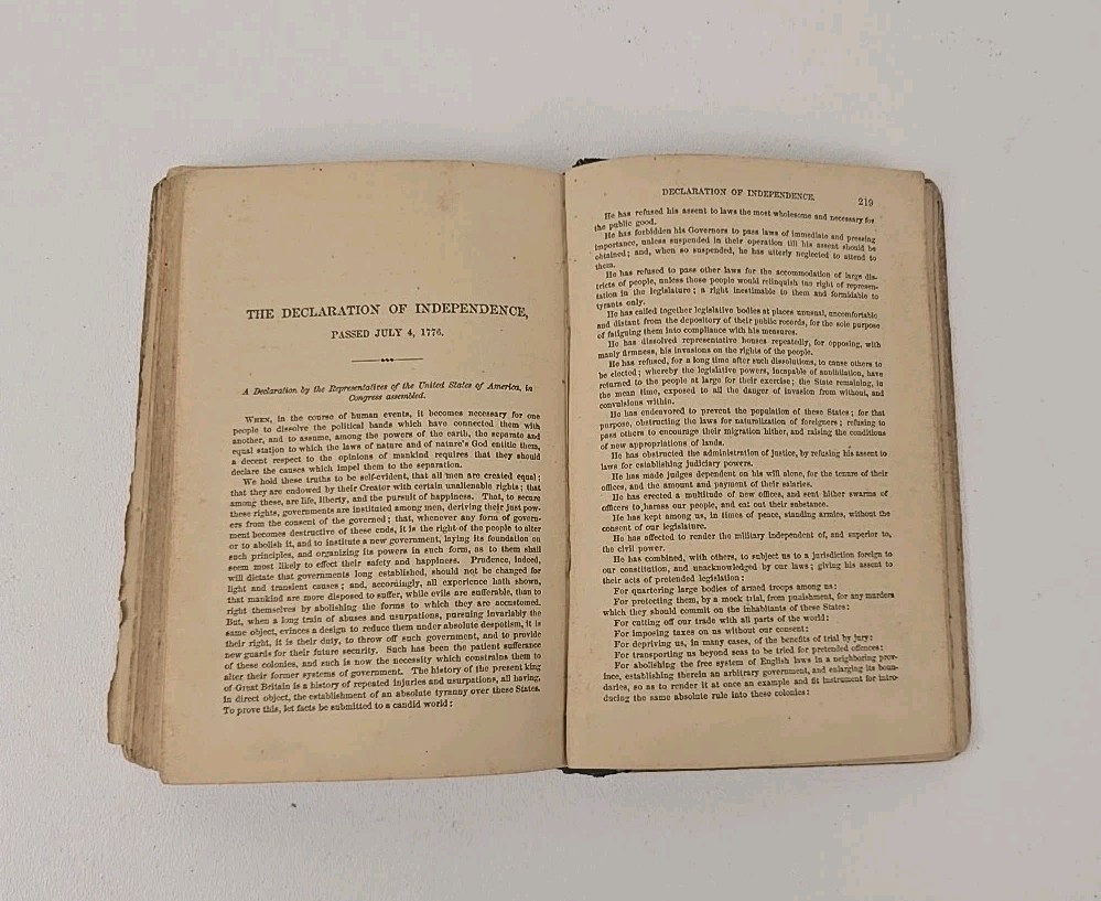 1887 Primary History of the United States Made Easy Interesting G.P. Quackenbos