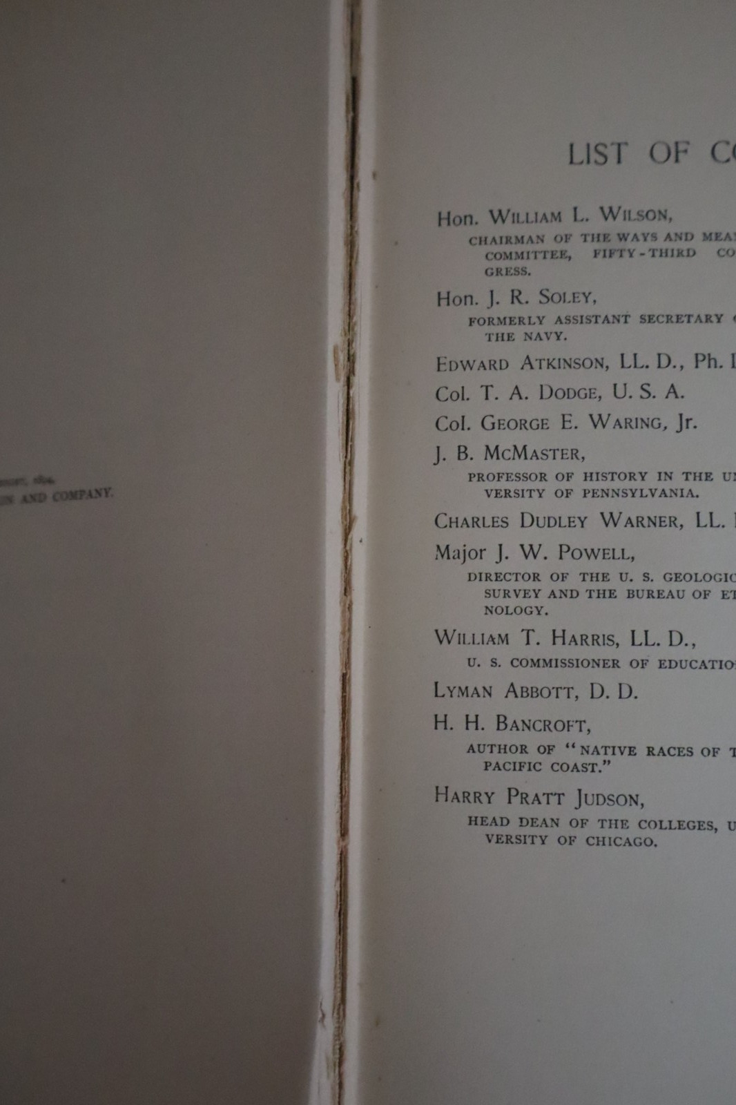 RARE ANTQ LEATHER BOOKS; THE UNITED STATES OF AMERICA IN 3 VOL, N SHALER, 1898