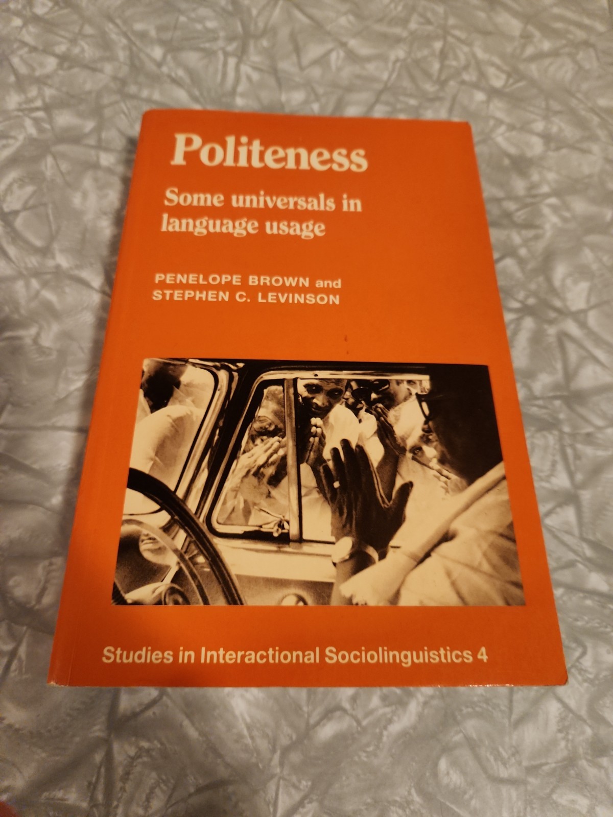 1987 Politeness by Brown & Levinson Paperback Book