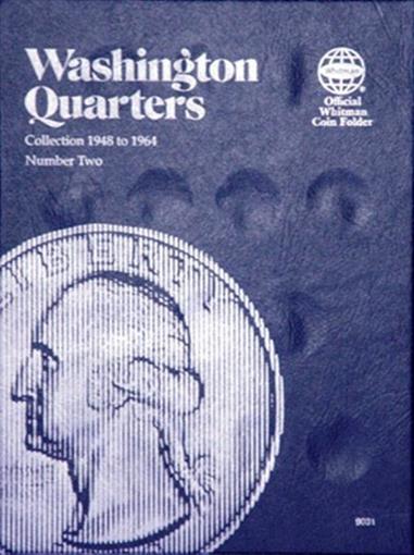 Whitman Coin Folder For US Washington Quarter No 2 1948-1964 Model Album 9031