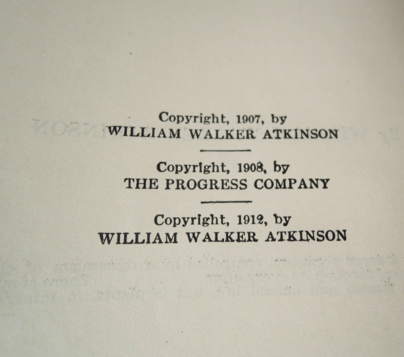Mind Power The Secret of Mental Magic 1913 Hardcover William Walker Atkinson