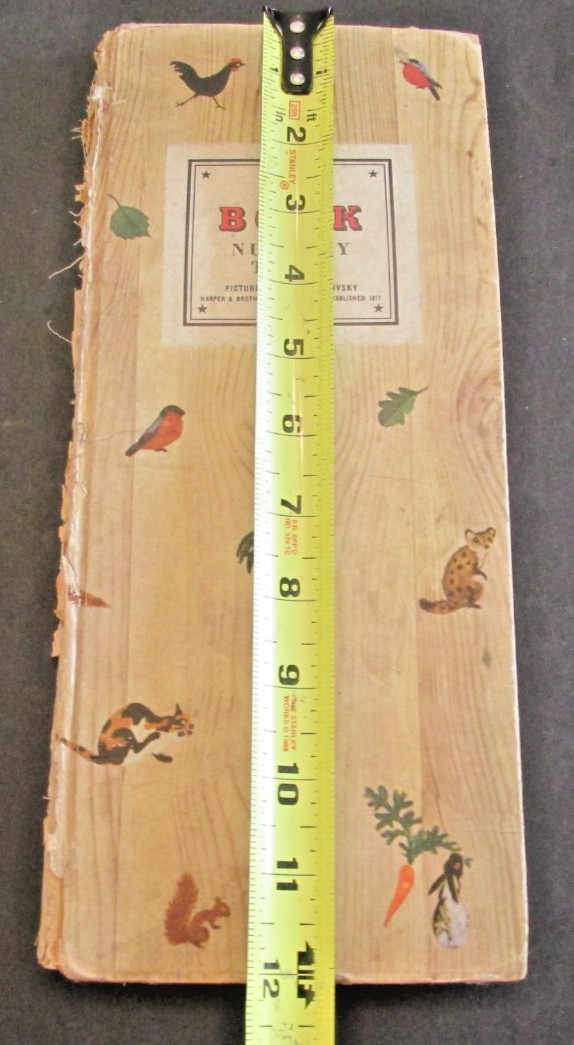 1944 The Tall Book Nursery Tales Harper and Brothers New York London Pics VTG