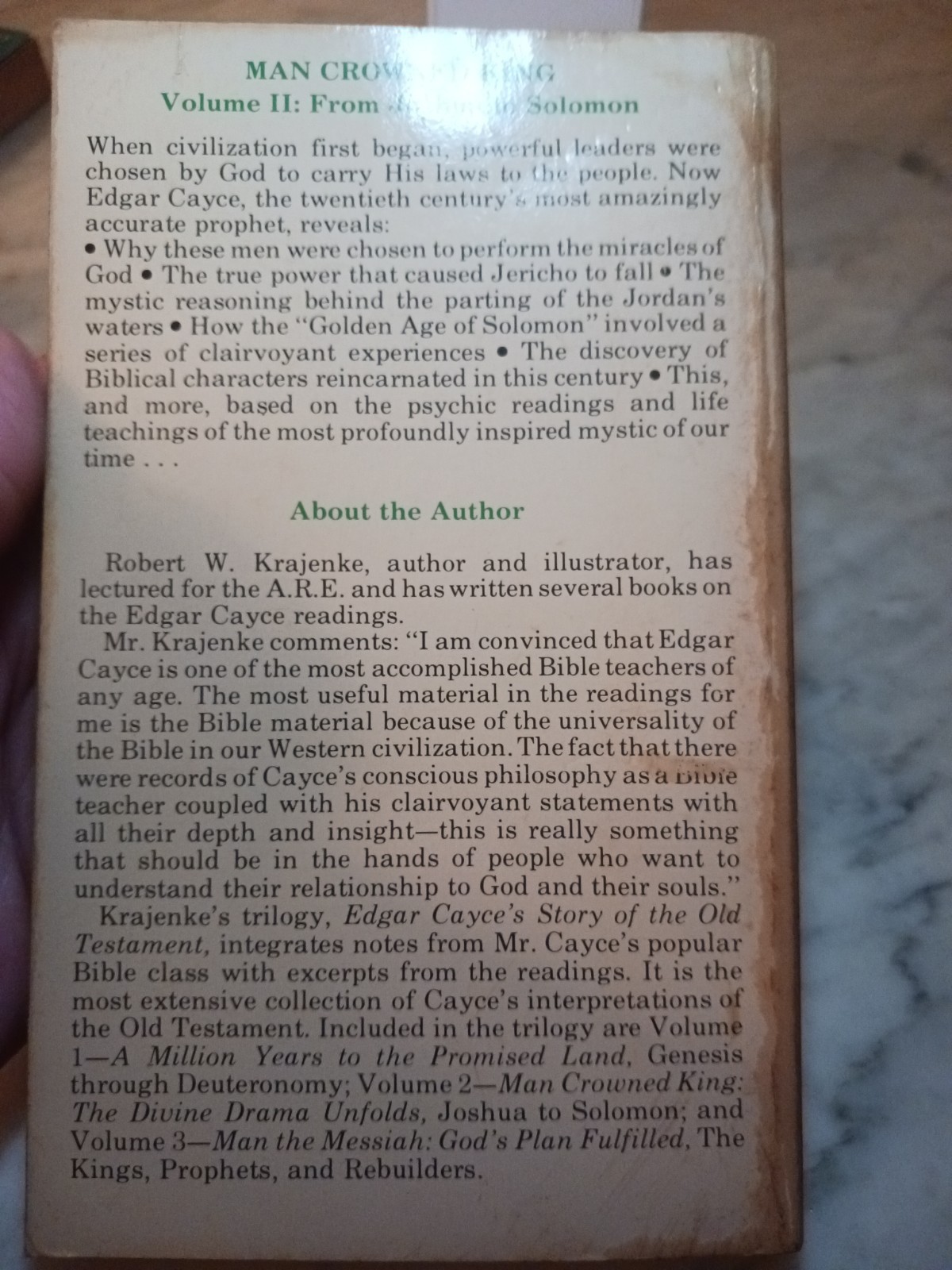 Man Crowned King: The Divine Drama Unfolds by Robert W. Krajenke (Paperback) “.