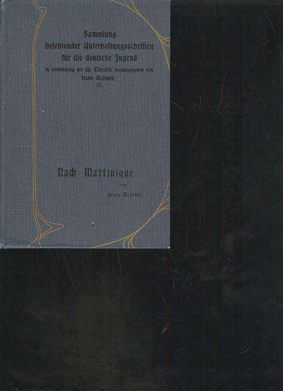 (n4950) Wegener to Martinique, Berlin 1905, 96 pages, pictures