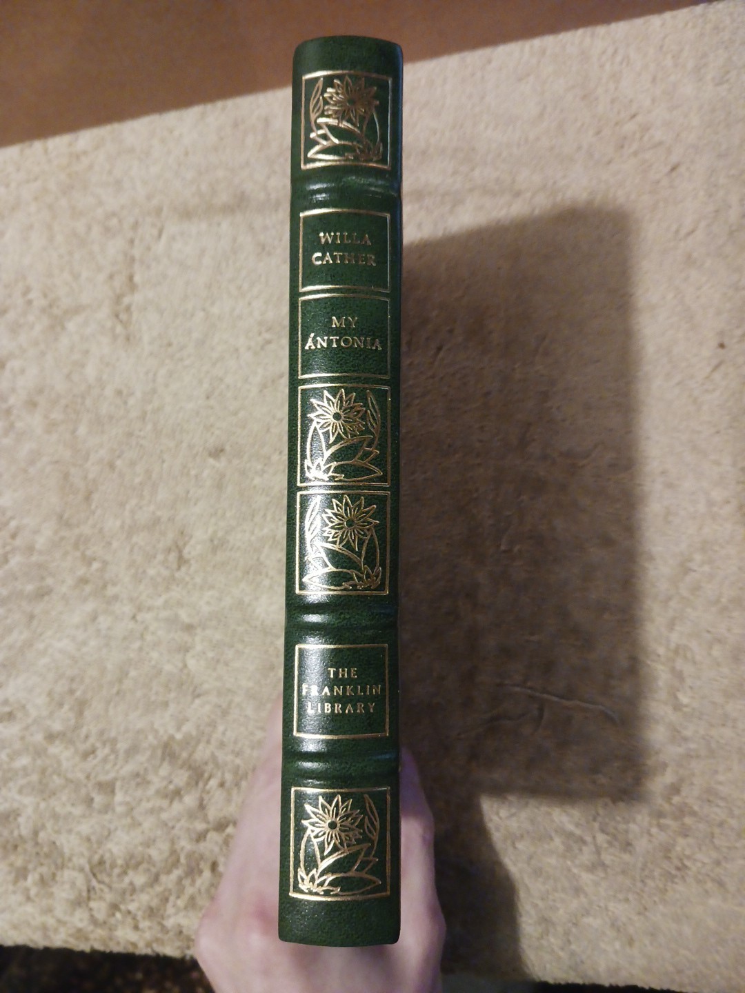 Willa Cather MY ANTONIA Franklin Library 100 Special Edition 1978 Leather