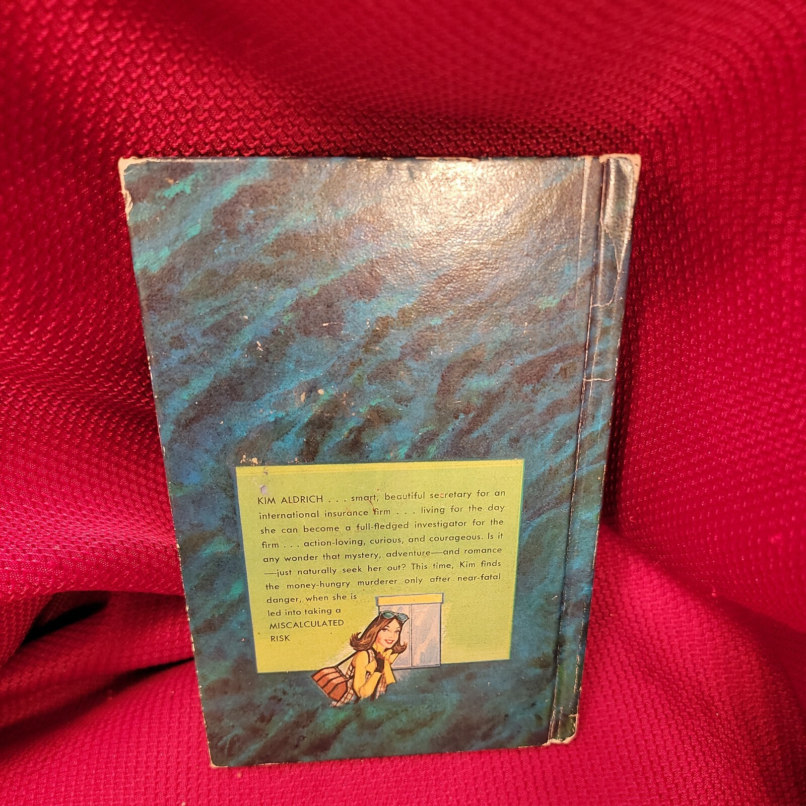 Vtg MISCALCULATED RISK Kim Aldrich Whitman Mystery 1595 HC ya fiction MCDONNELL