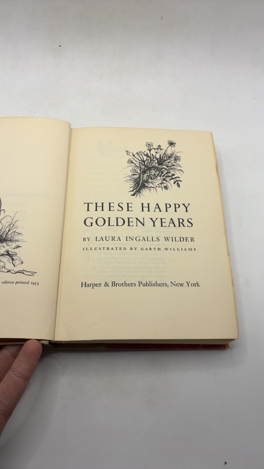 These Happy Golden Years Laura Ingalls Wilder Hardcover First edition printed…