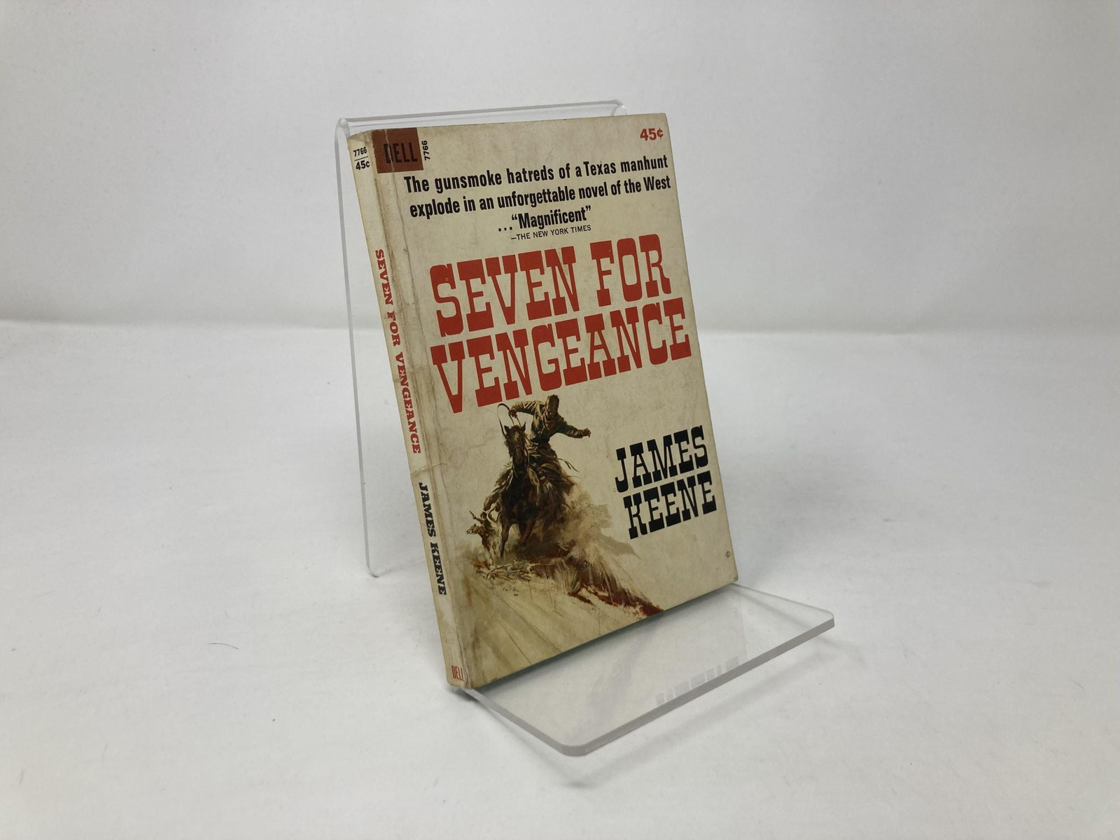 Seven for Vengeance by James Keene First 1st Edition VG PB 1965