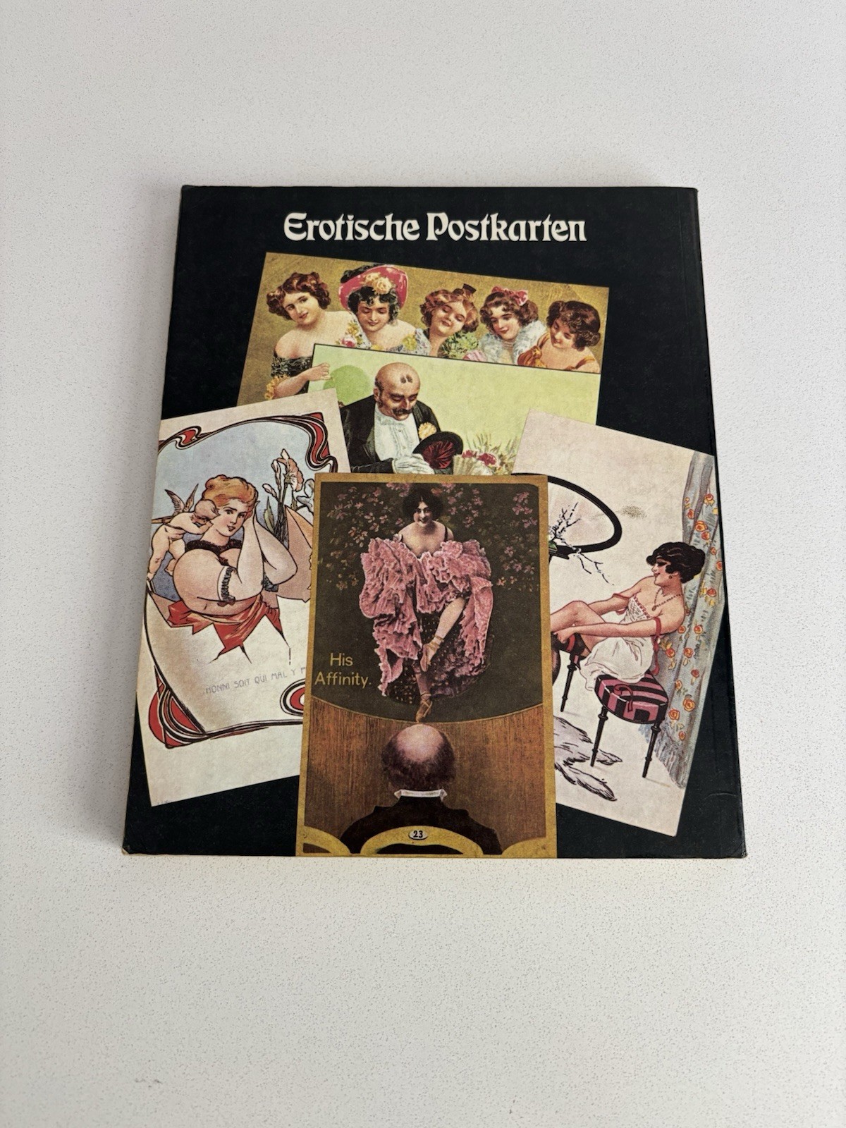 Erotische Postkarten (Erotic Postcards) German Book 1977 Studio Dumont
